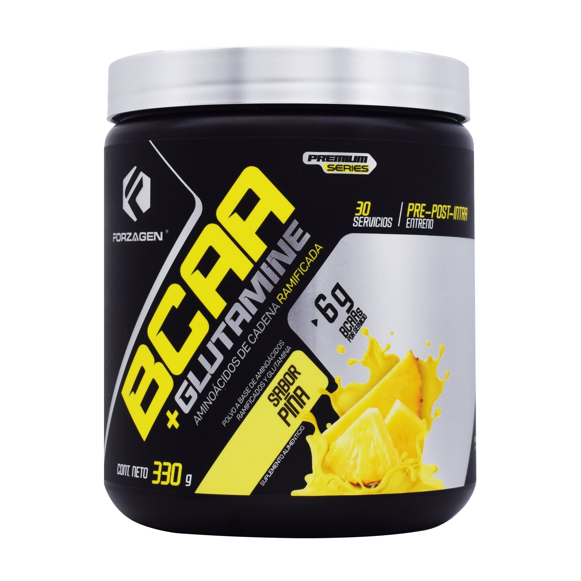 Bcaa Mas Glutamina Sabor Pina 330 G