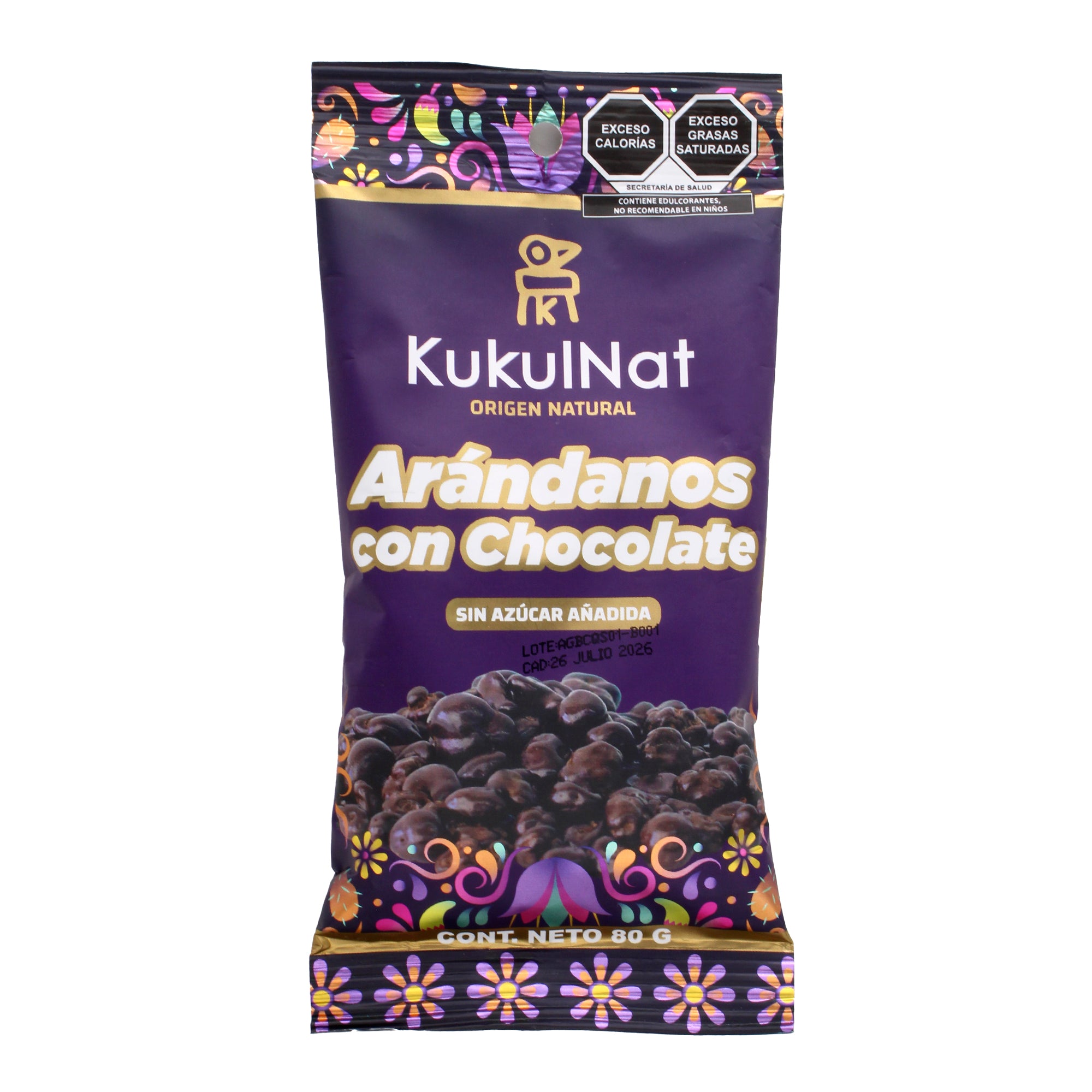 Arandanos Con Chocolate Sin Azucar 80G