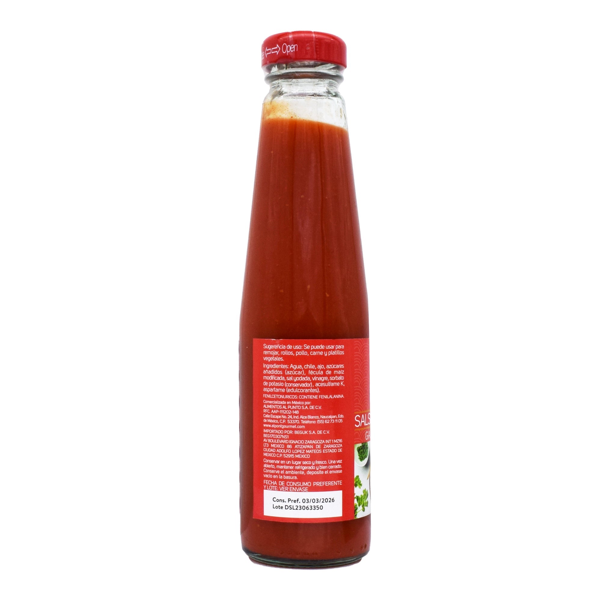 Salsa Ajo Chile 250 Ml