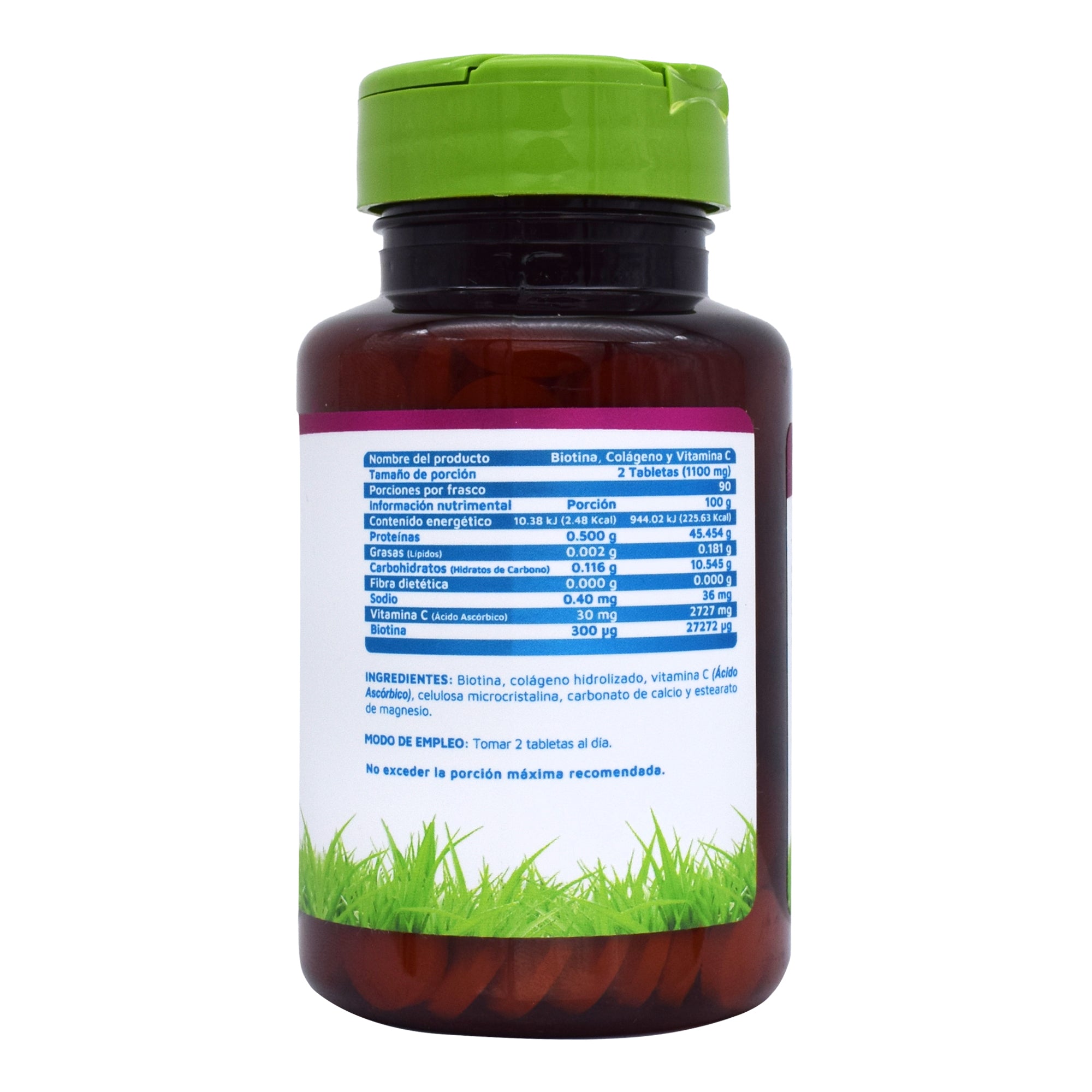 Biotina Colageno Y Vit C 180 Tab