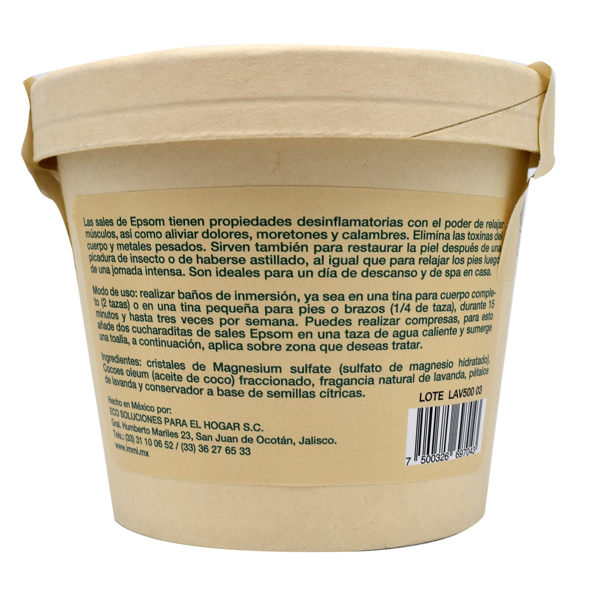 Sales De Epson Lavanda 500 G