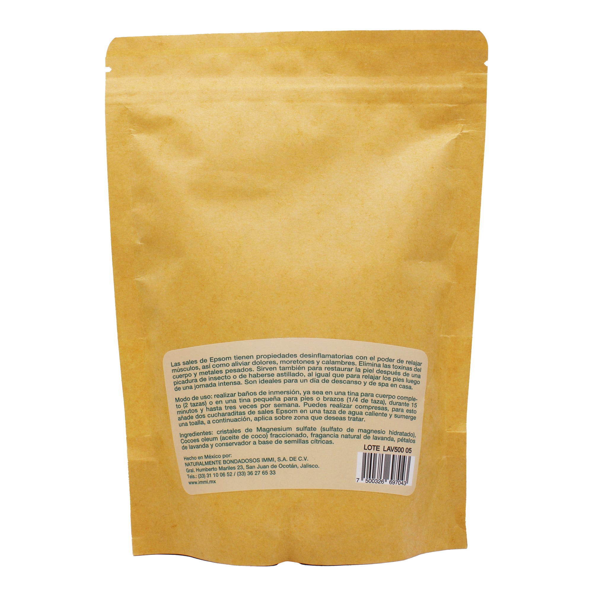 Sales De Epson Lavanda 500 G