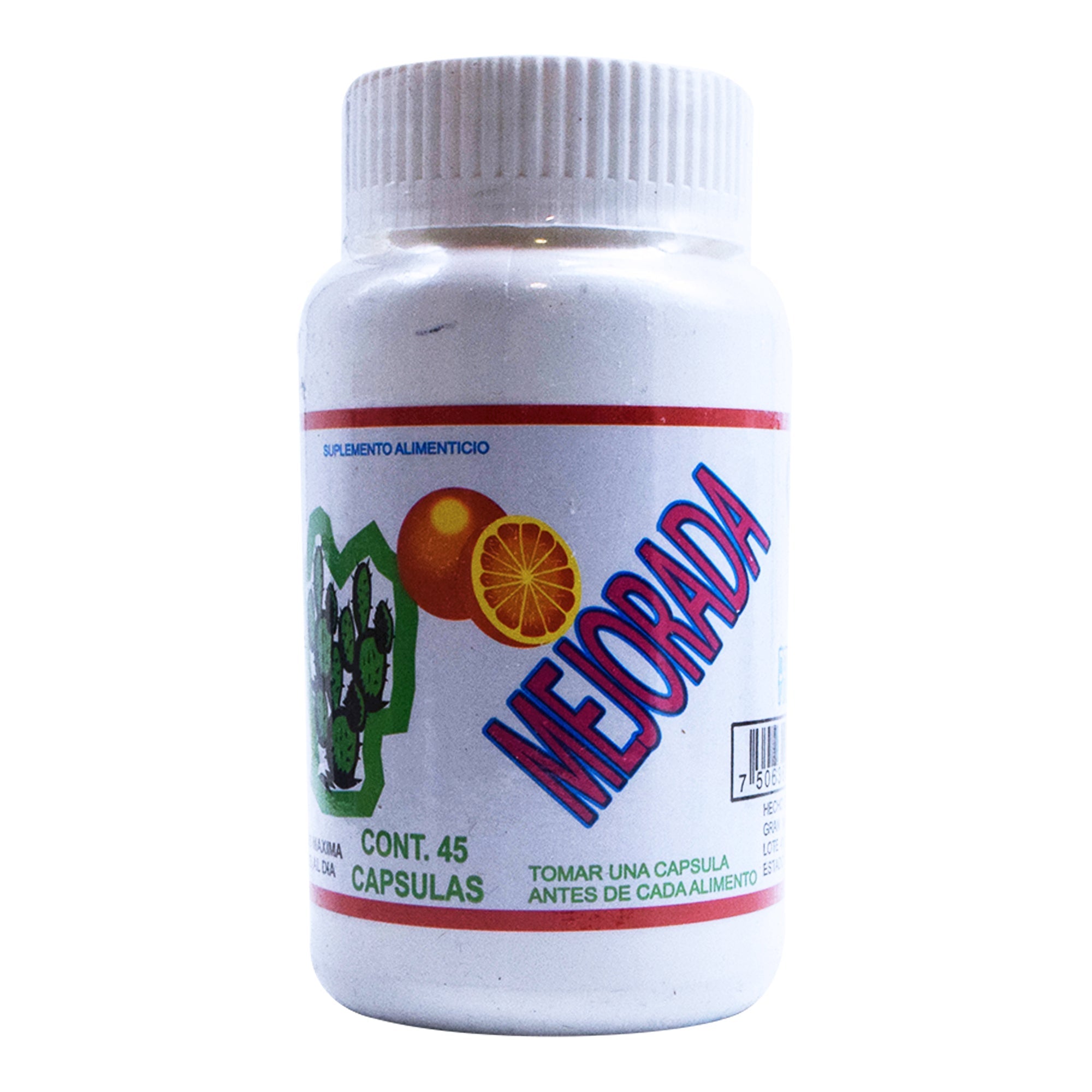 Raiz De Nopal Y  Raiz De Toronja 45 Cap