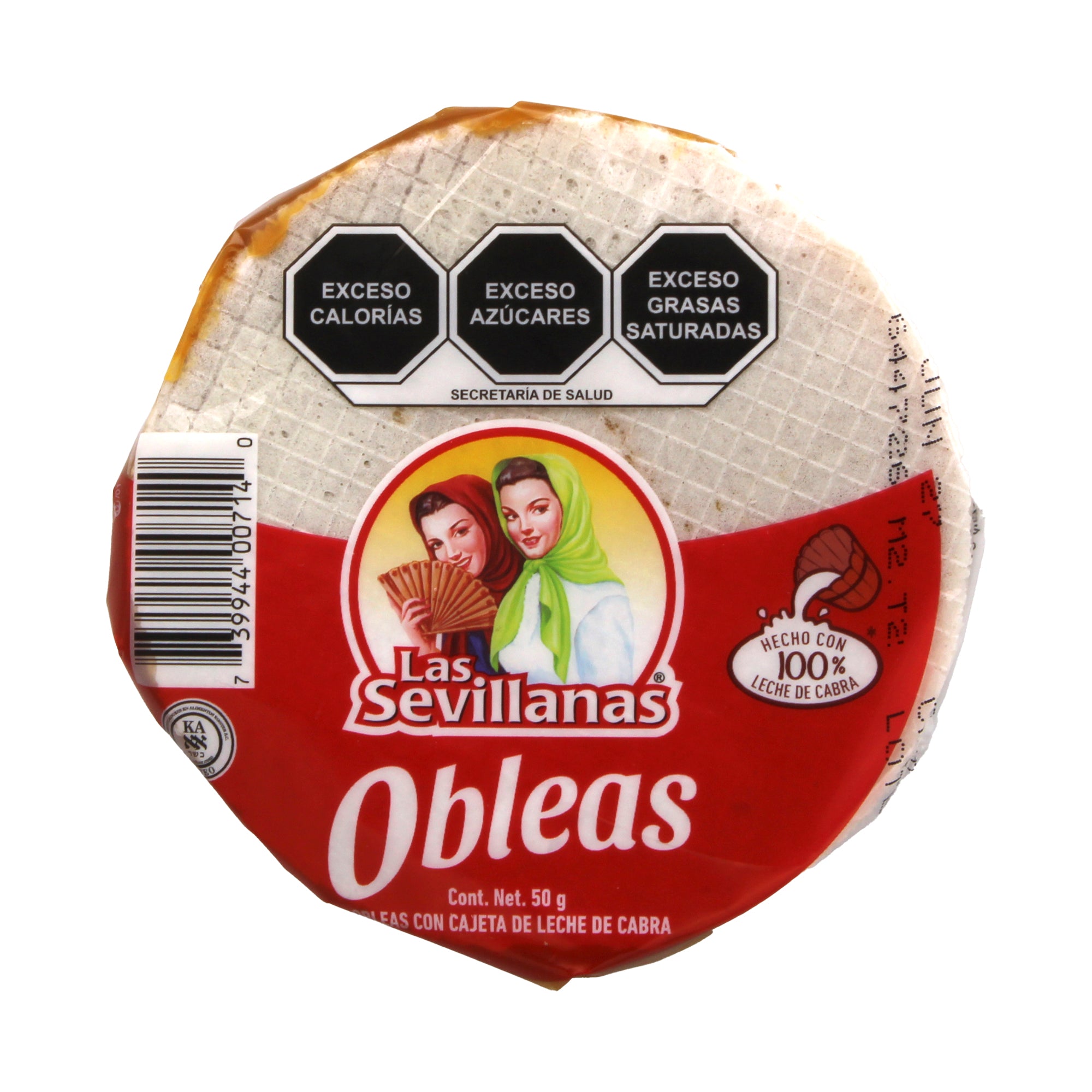 Obleas 50 G (Paquete 20)