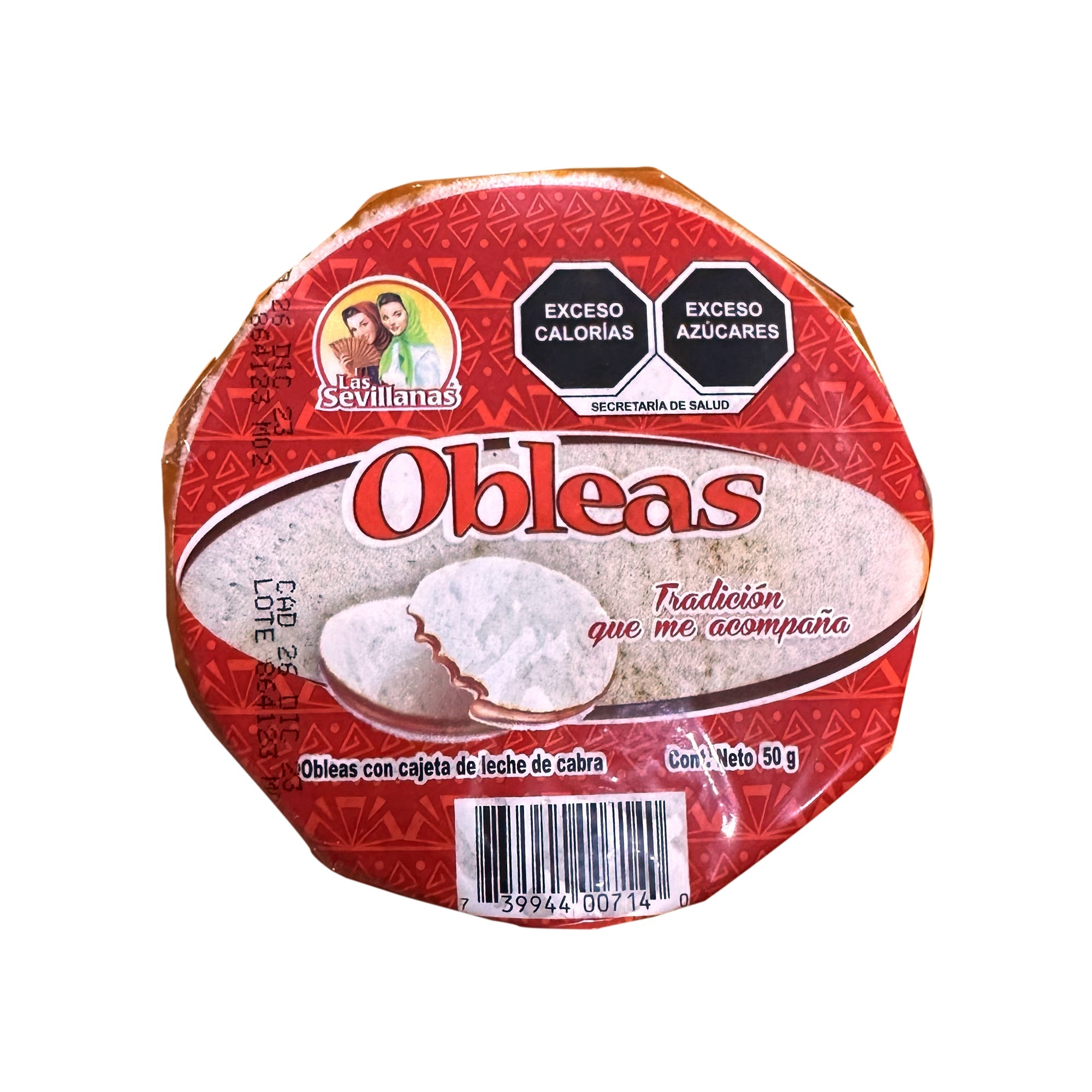 Obleas 50 G (Paquete 20)