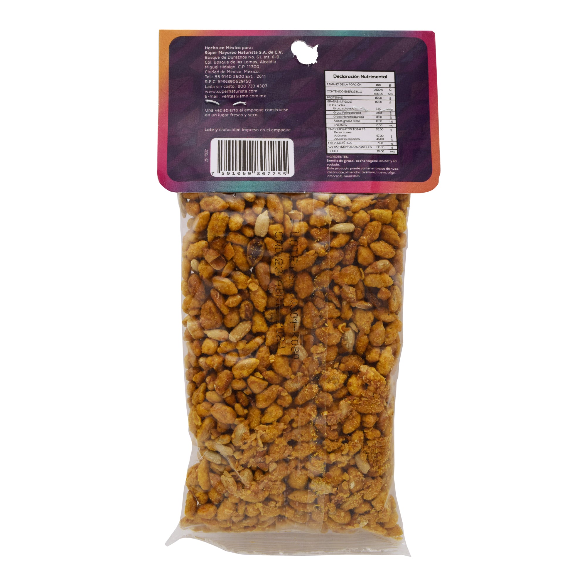 Semilla De Girasol Caramelizada 100 G