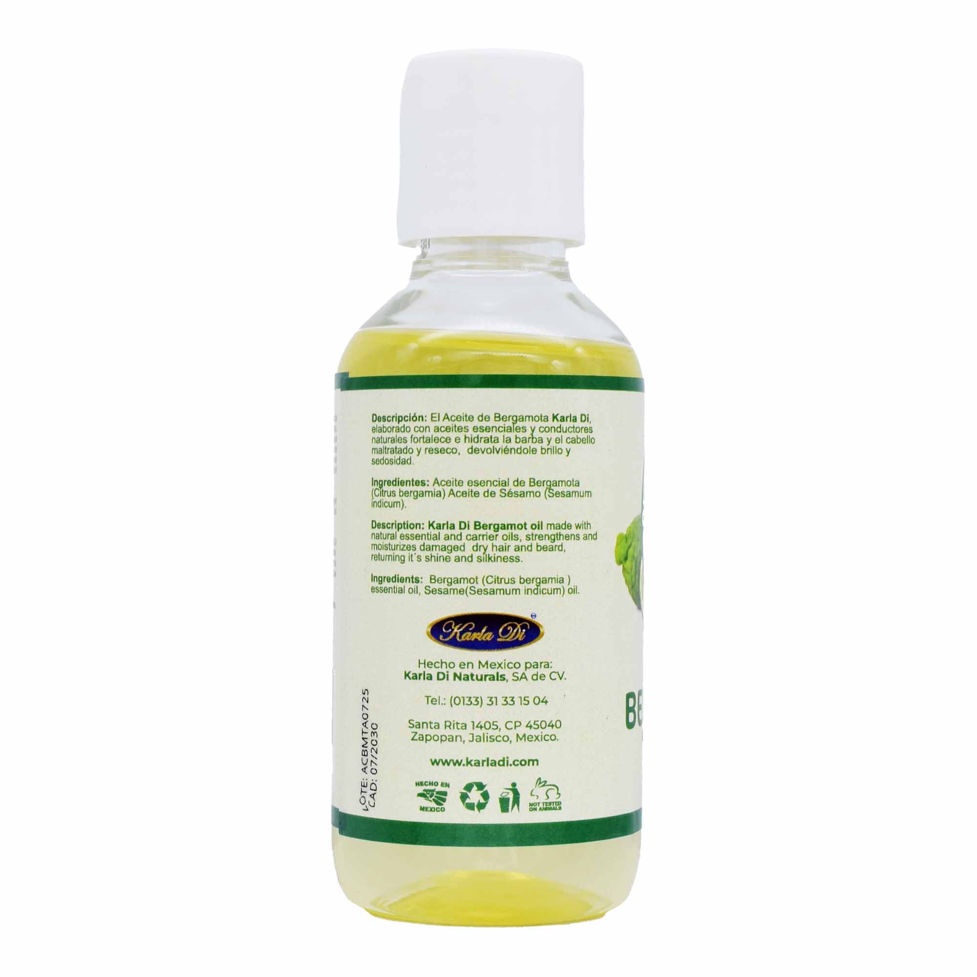 Aceite De Bergamota 120 Ml