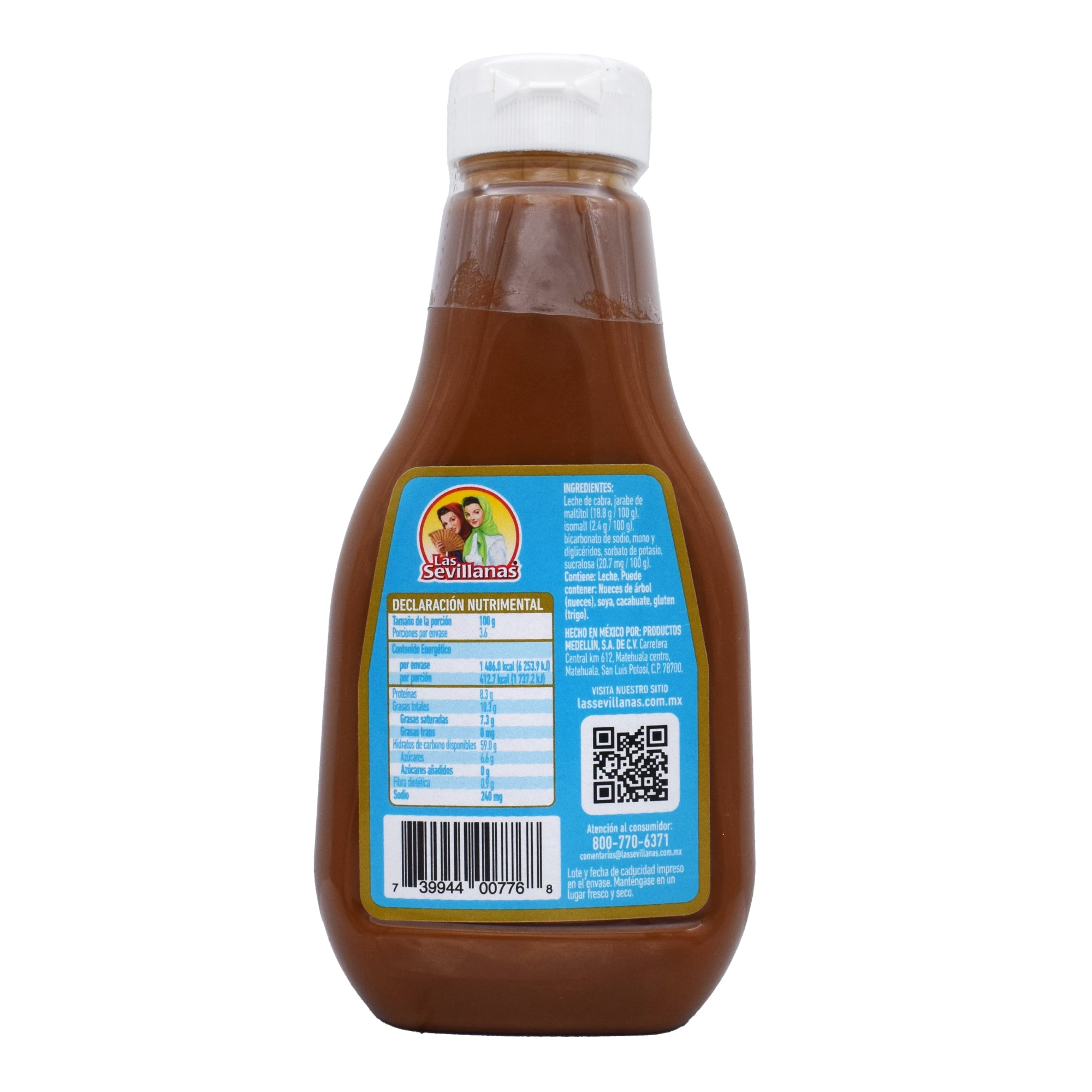 Cajeta De Leche De Cabra Sin Azucar 360 G