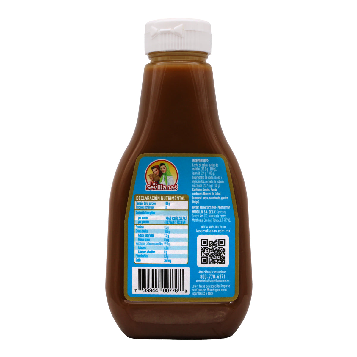 Cajeta De Leche De Cabra Sin Azucar 360 G