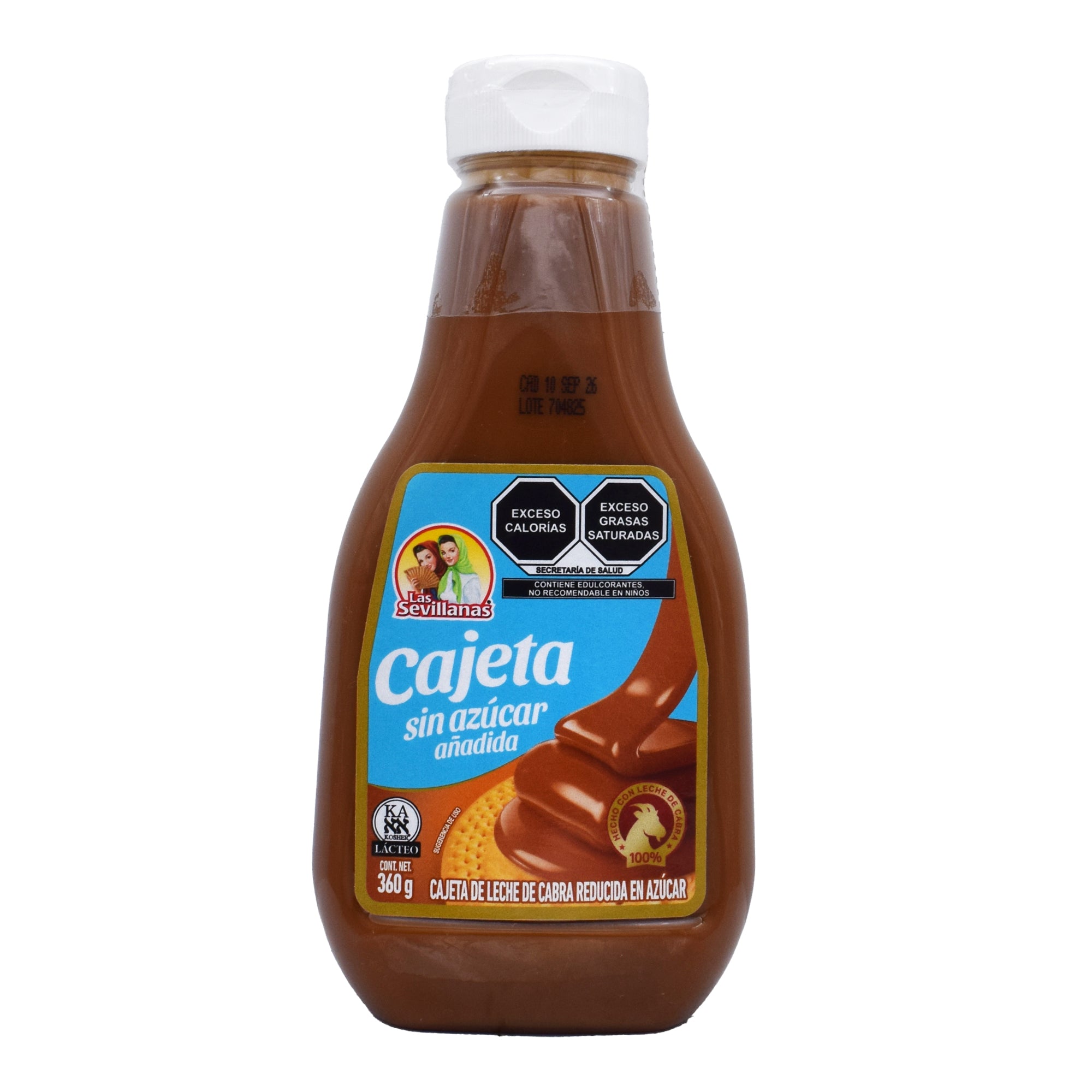 Cajeta De Leche De Cabra Sin Azucar 360 G