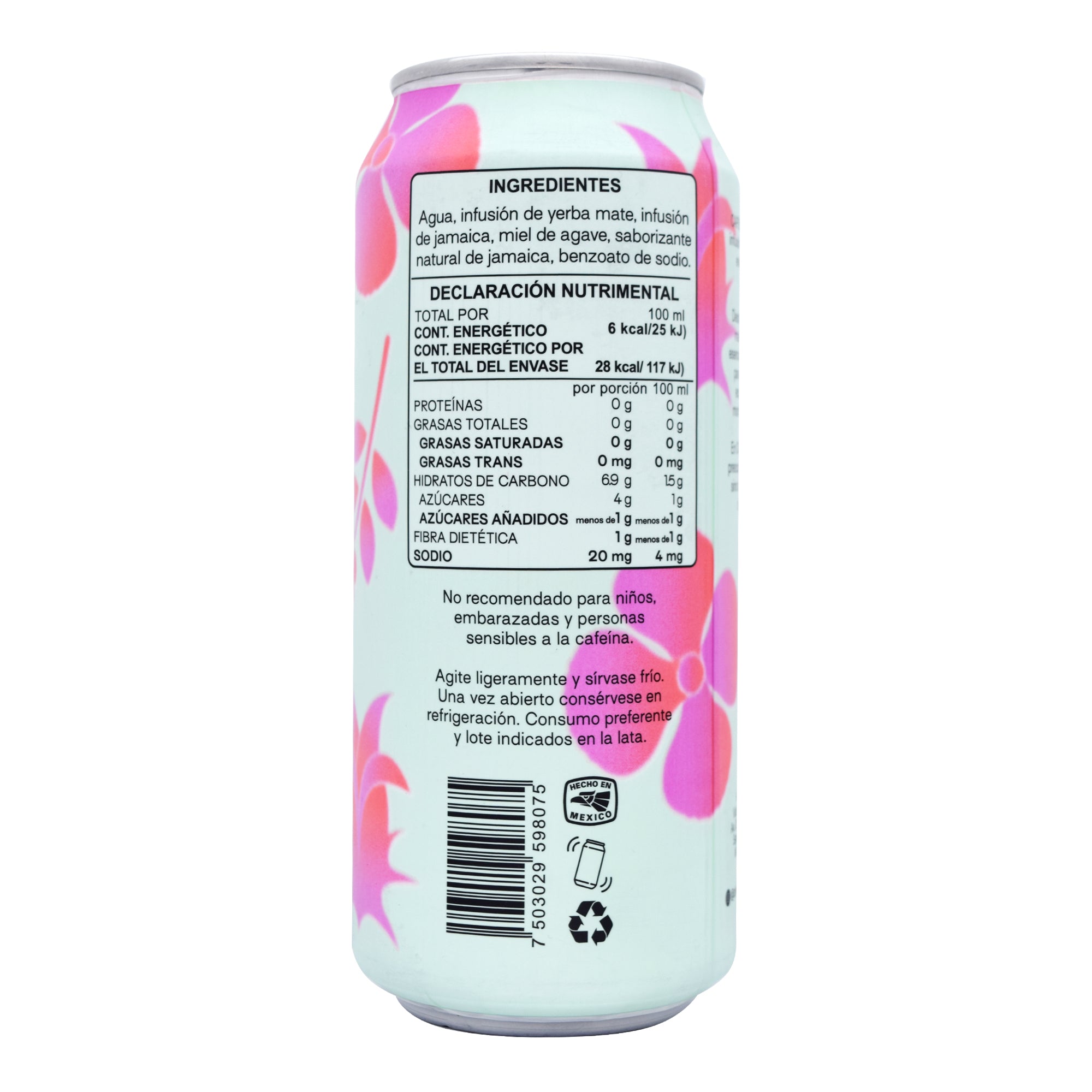 Bebida De Yerba Mate Sab Jamaica 473 Ml