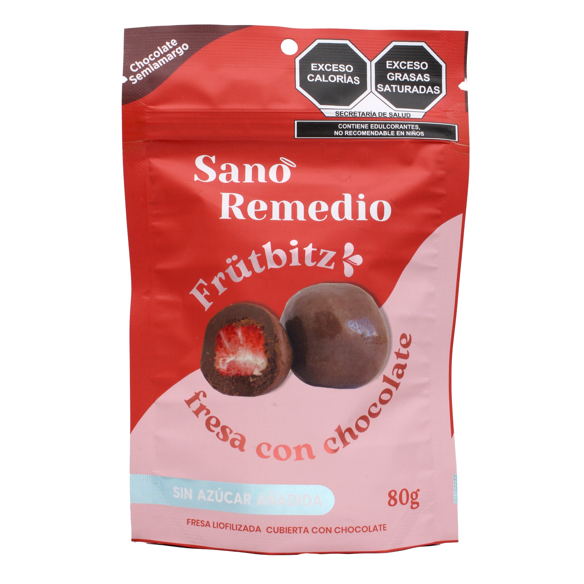 Fresa Liofilizada Chocolate 80 G