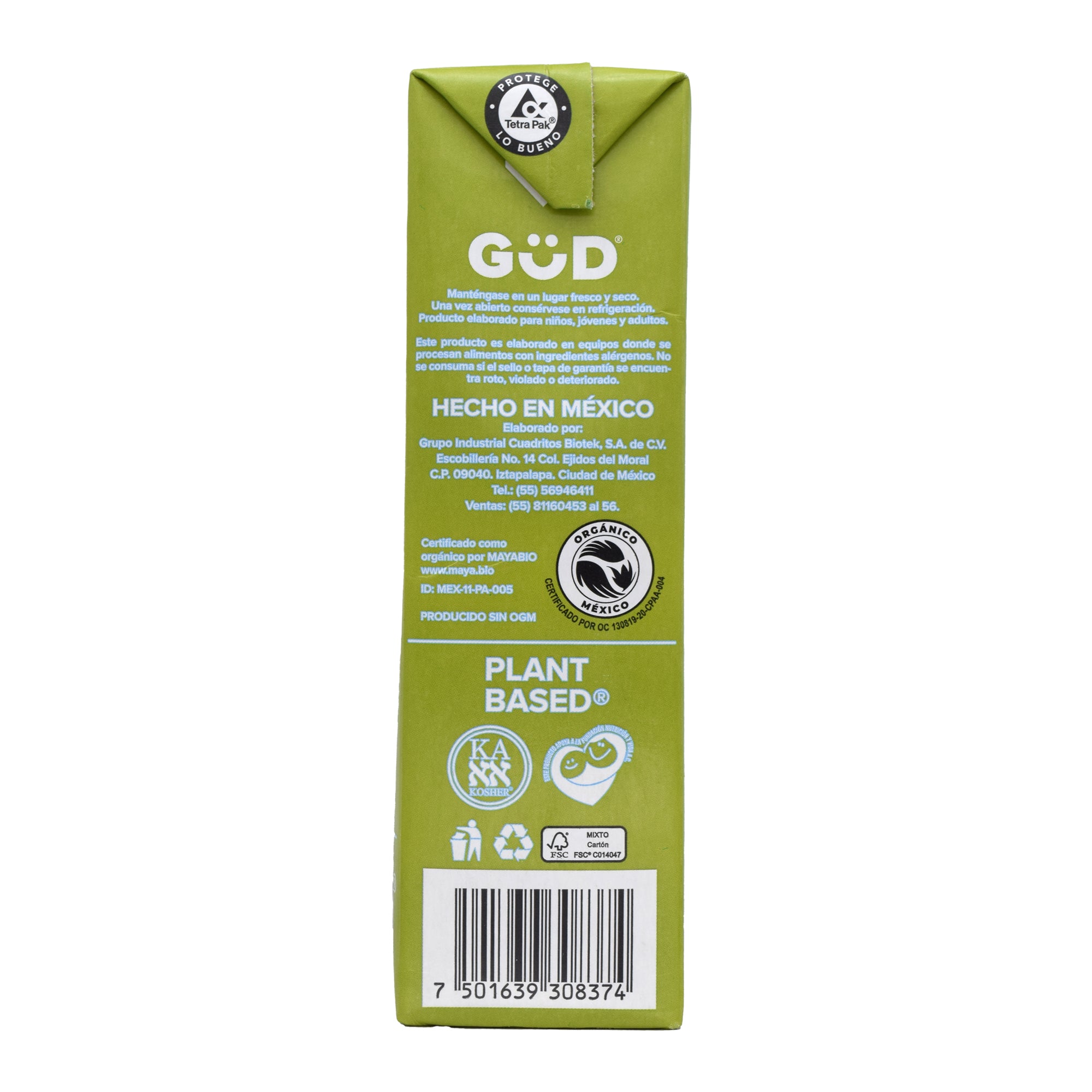 Bebida De Arroz Sin Azucar 1 L