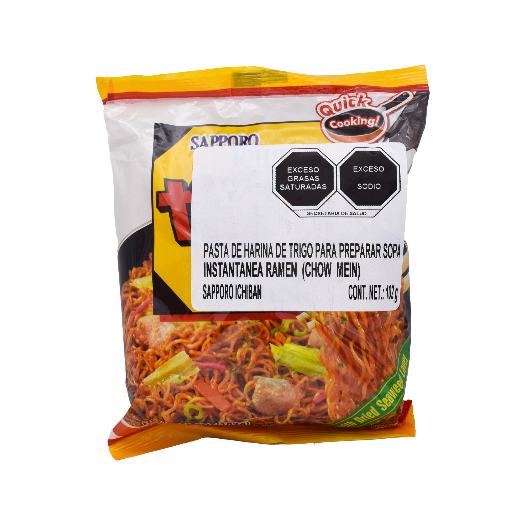 Sopa Instantanea Ramen Chow Mein 102 G