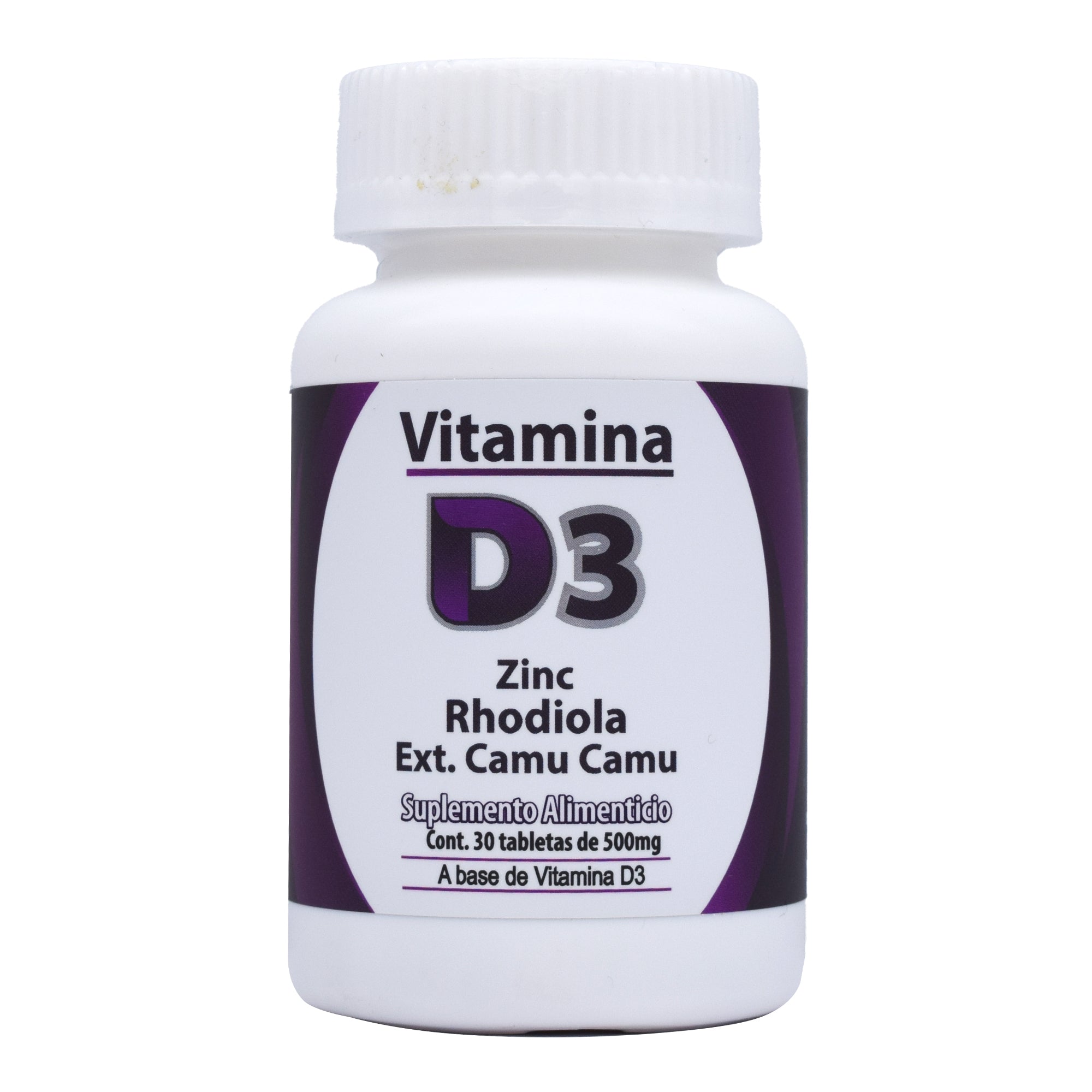 Vitamina D3 Y Zinc 500 Mg 30 Tab