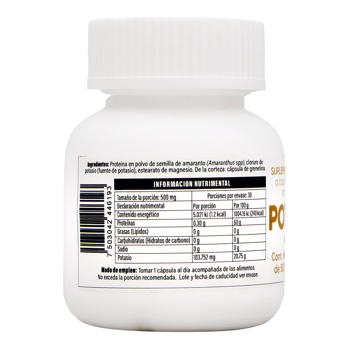 Potasio 30 Cap