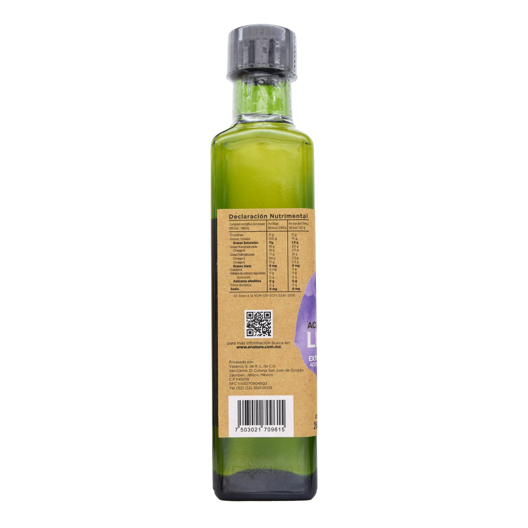 Aceite De Linaza Extra Virgen 260 Ml