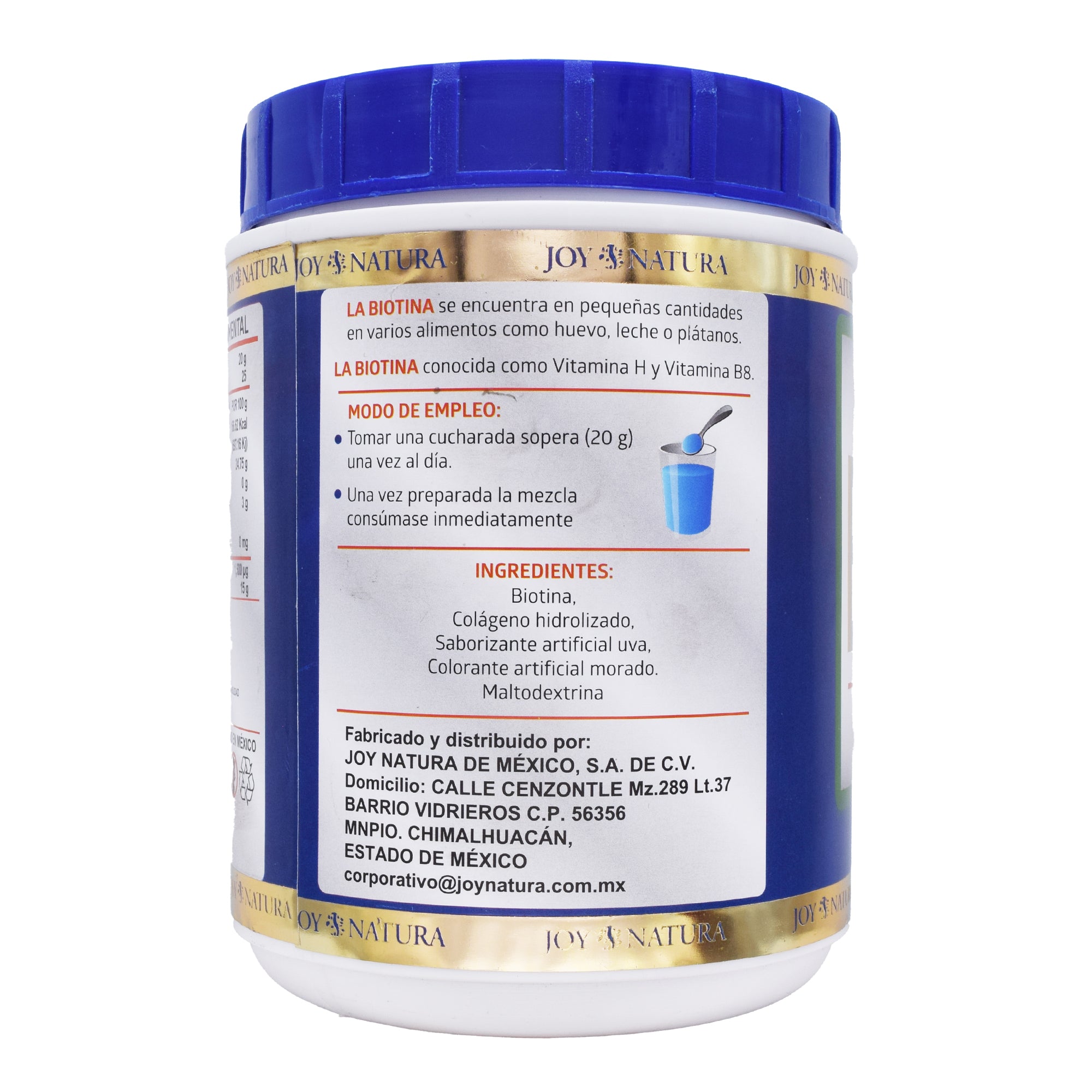 Biotina En Polvo 500 G