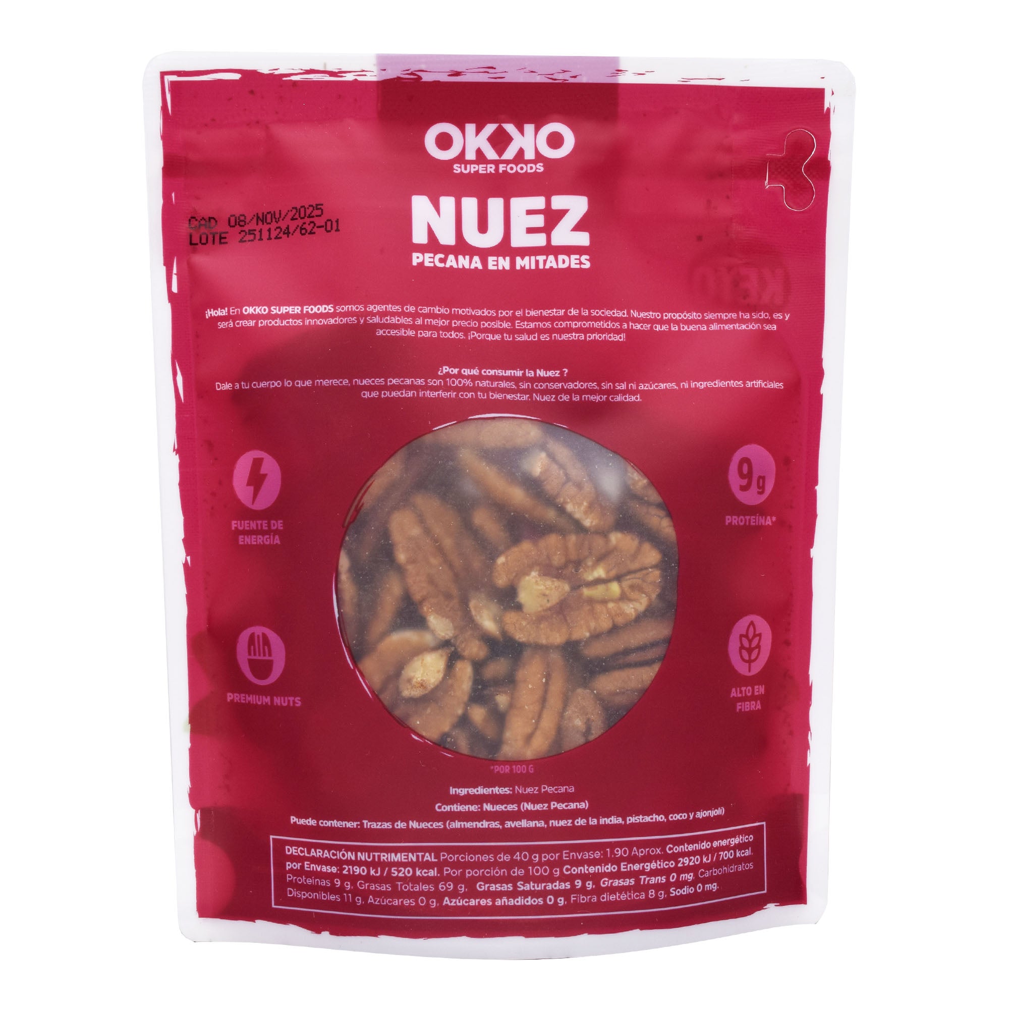 Nuez Pecana 75 G