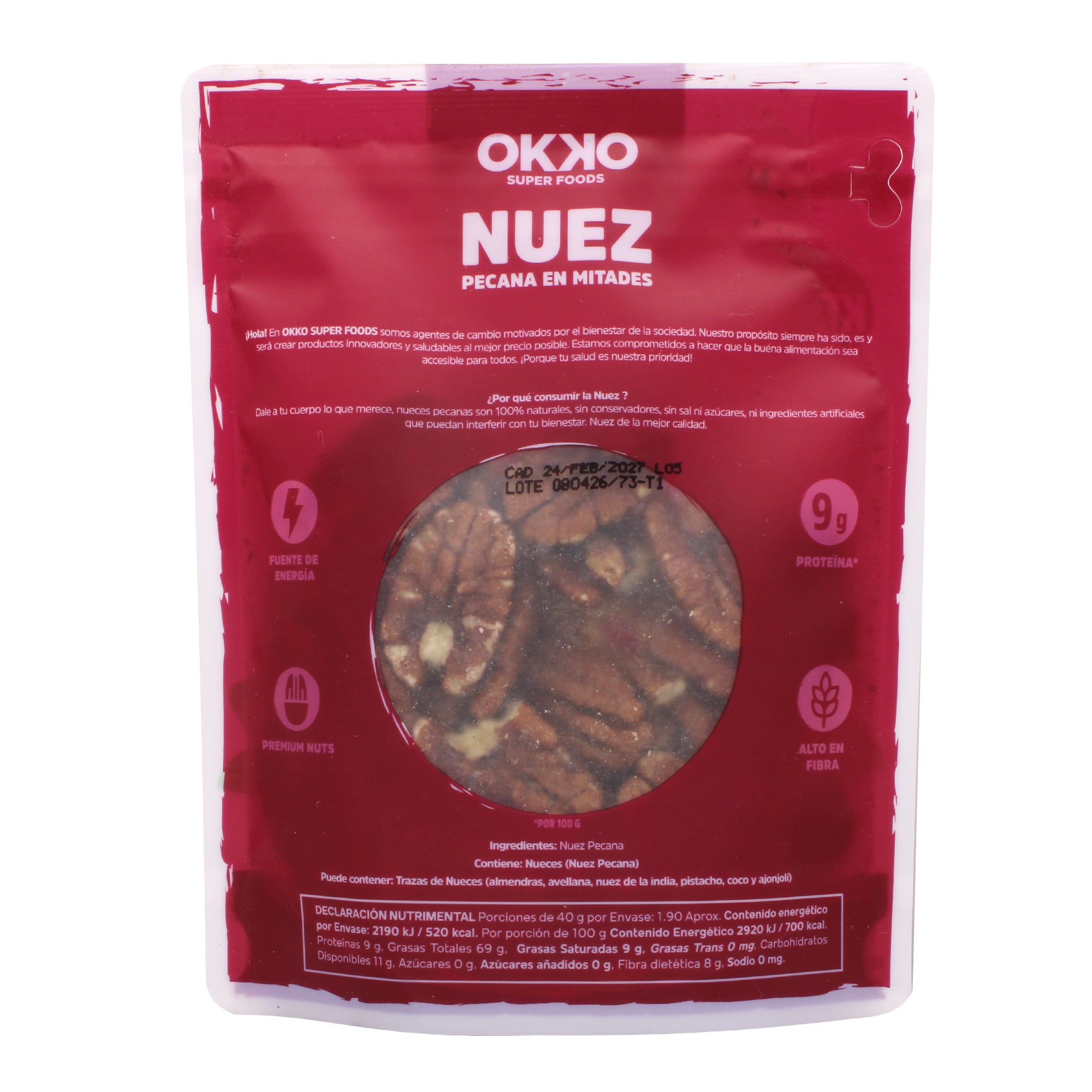 Nuez Pecana 75 G