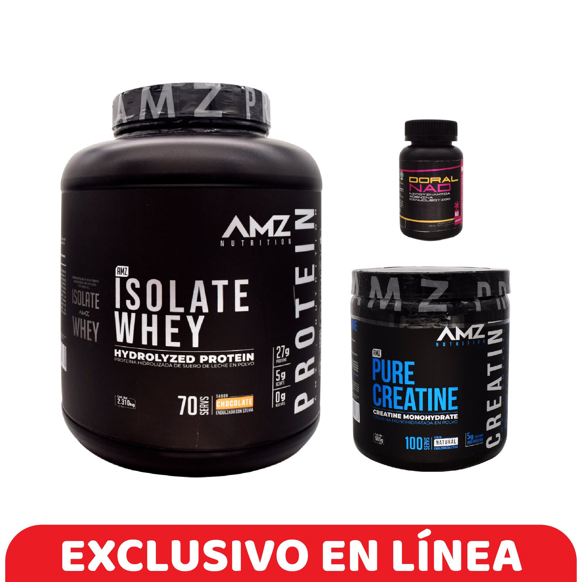 Kit AMZ (Proteína + Creatina + NAD)