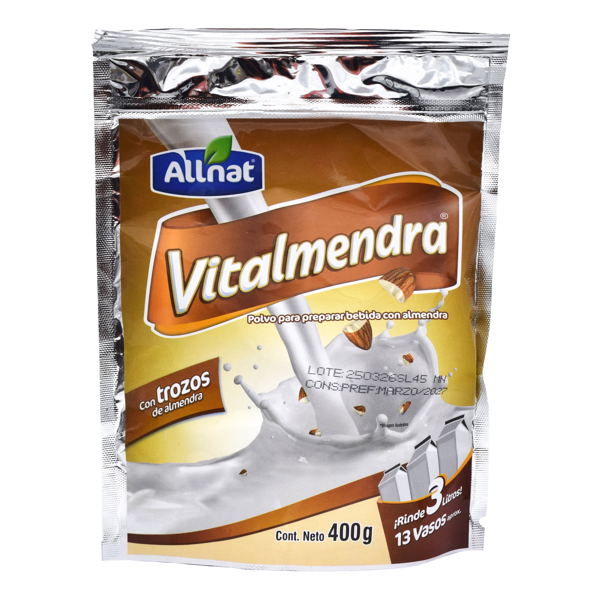Bebida De Soya Almendras 400 G