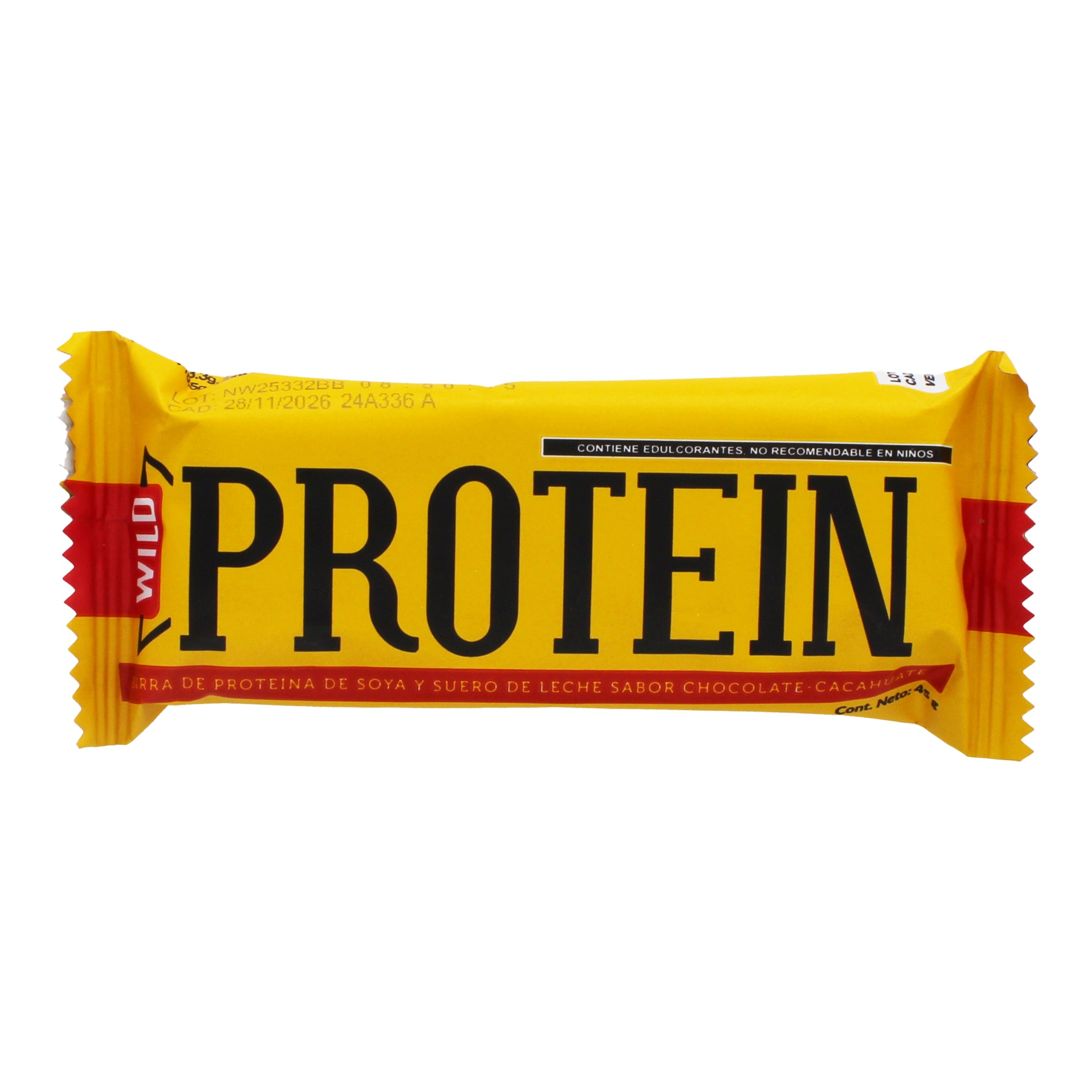Barra Proteina Chocolate Cacahuate 45 G (Paquete 16)
