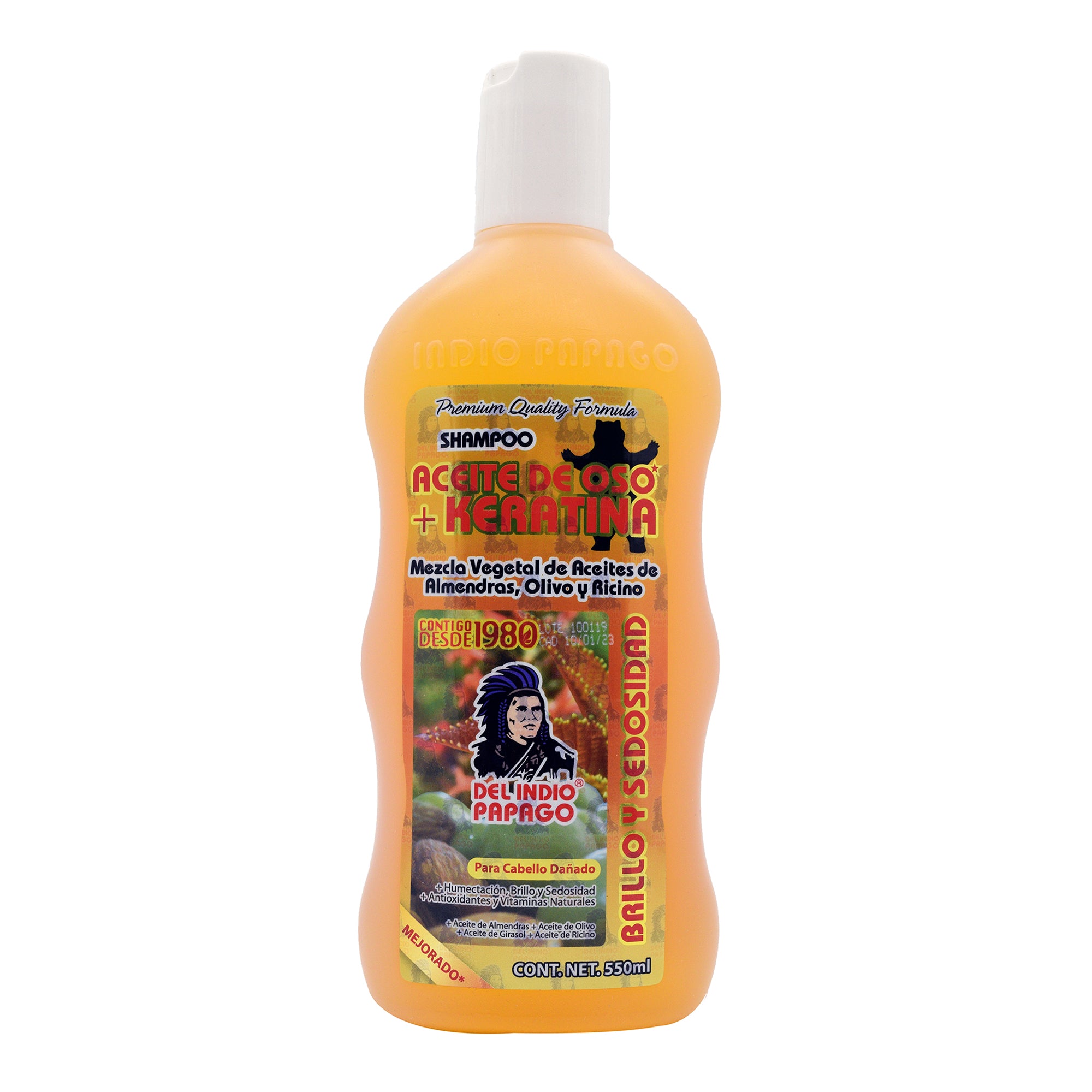 Shampoo Aceite De Oso Y Keratina 550 Ml
