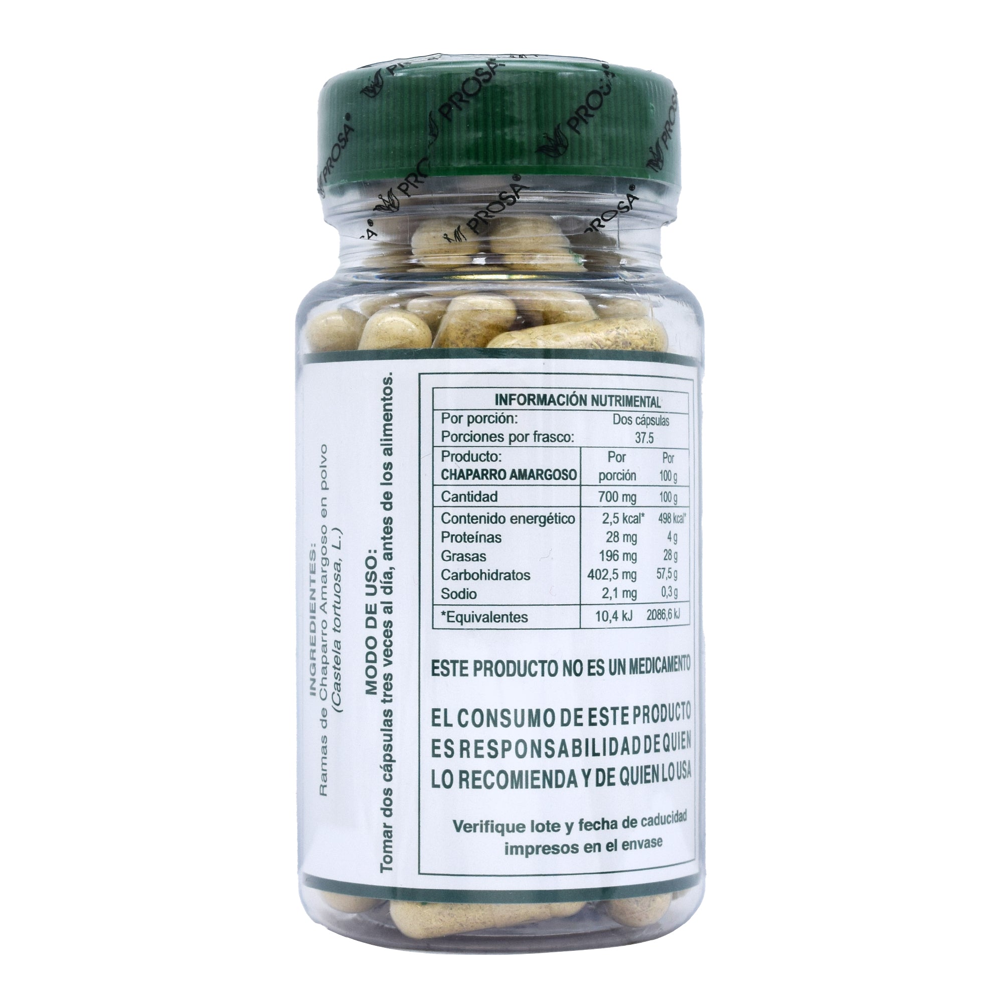 Chaparro Amargoso 75 Cap