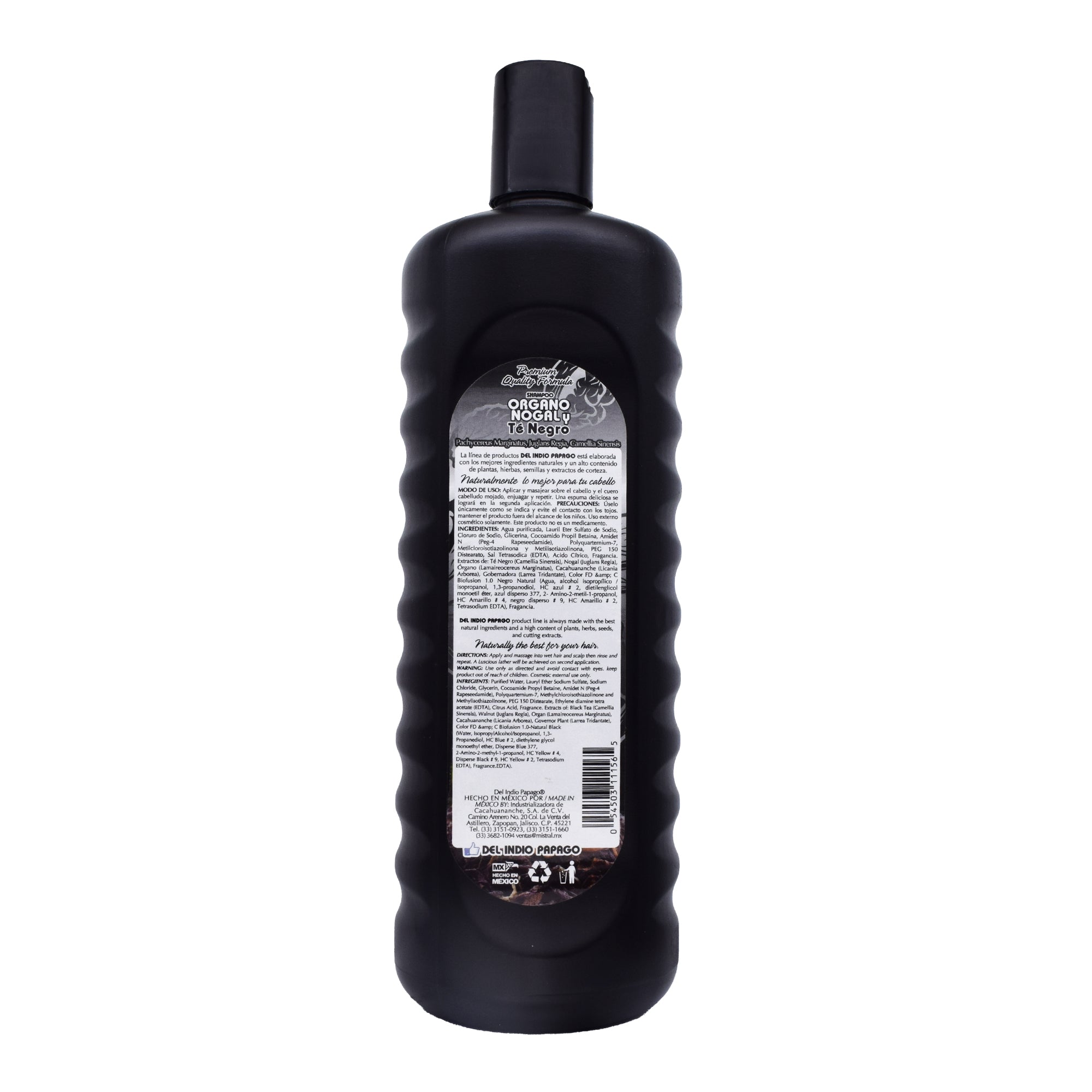 Shampoo Organo Nogal Y Te Negro 1.1 L