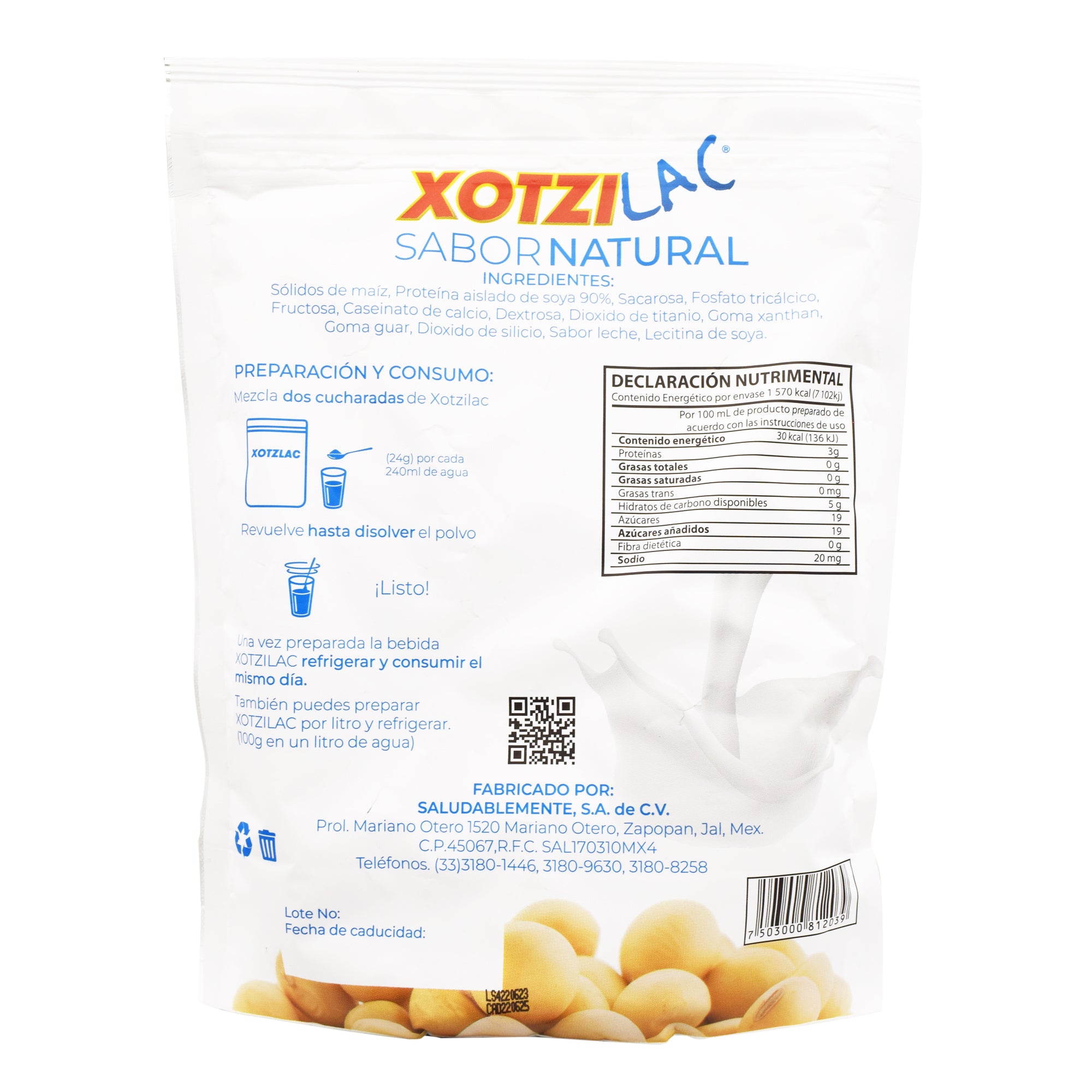 Bebida De Soya Natural 470 G