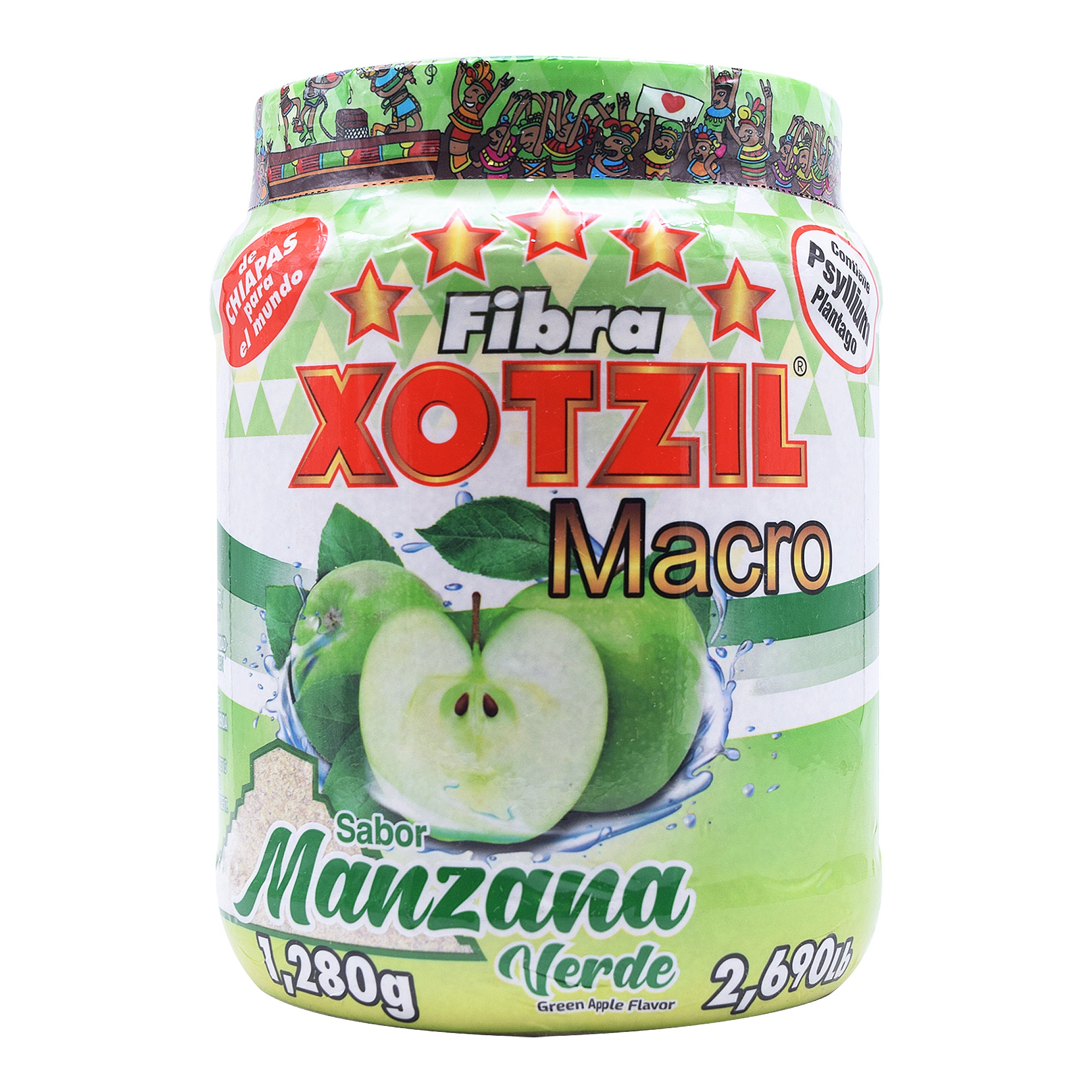 Fibra De Manzana Verde 1280 G