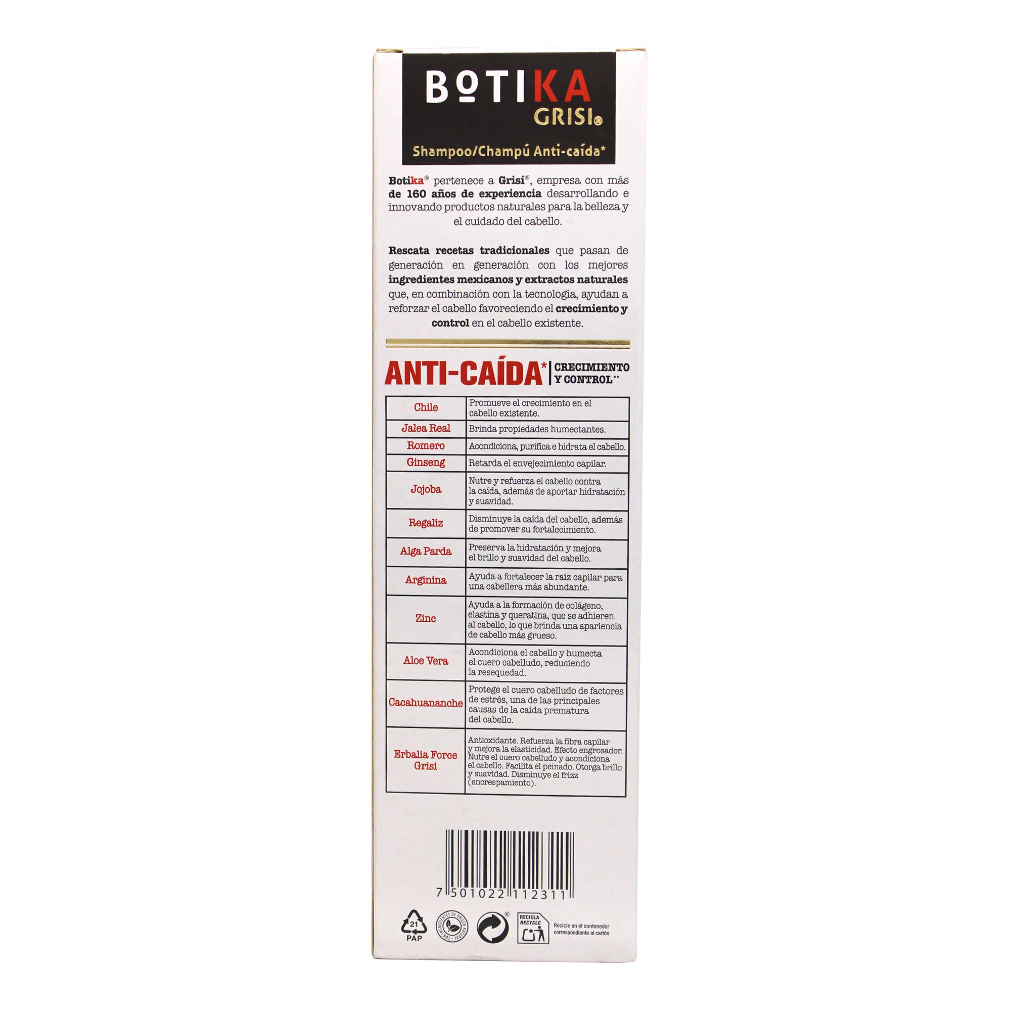 Shampoo Anti Caida 480 Ml