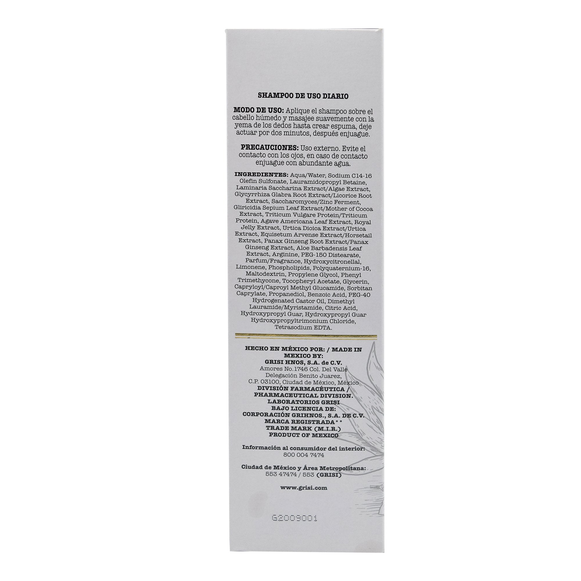 Shampoo Engrosador 480 Ml