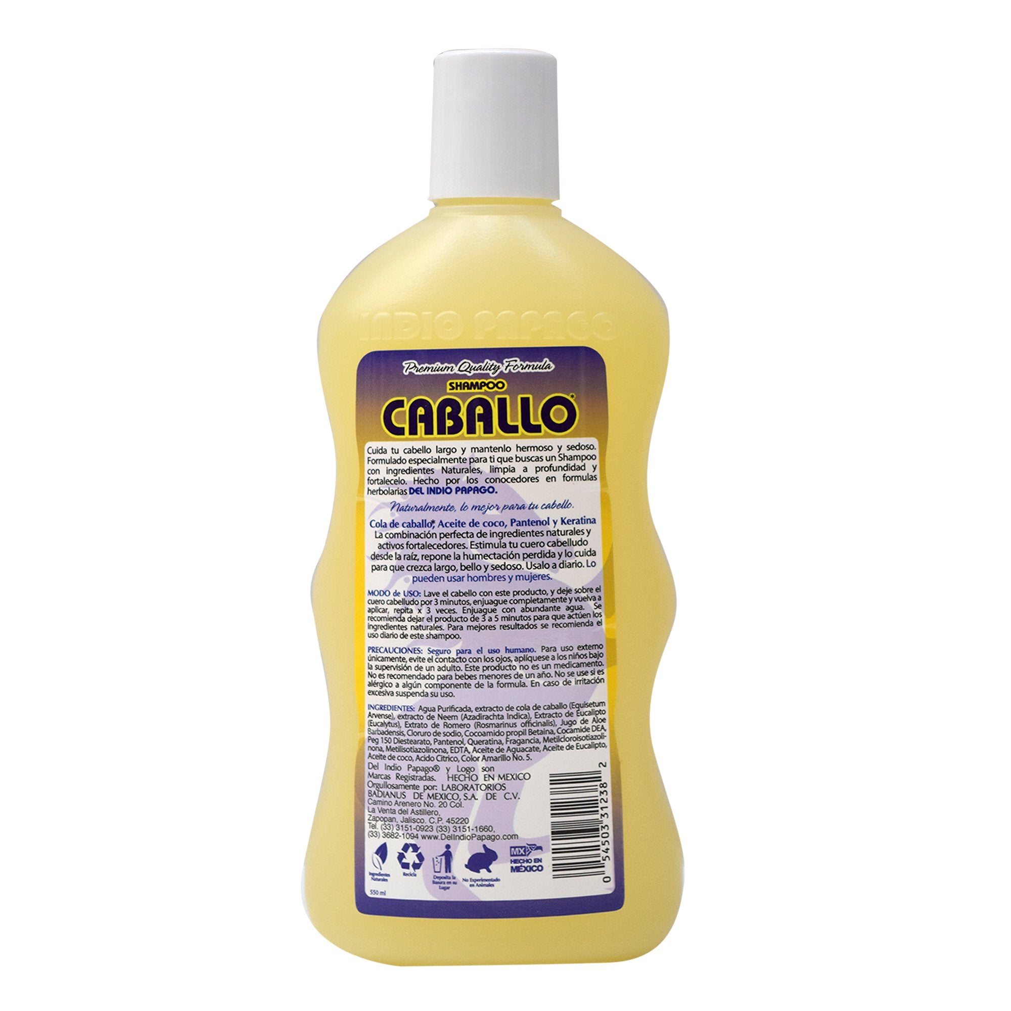Shampoo caballo 550 ml