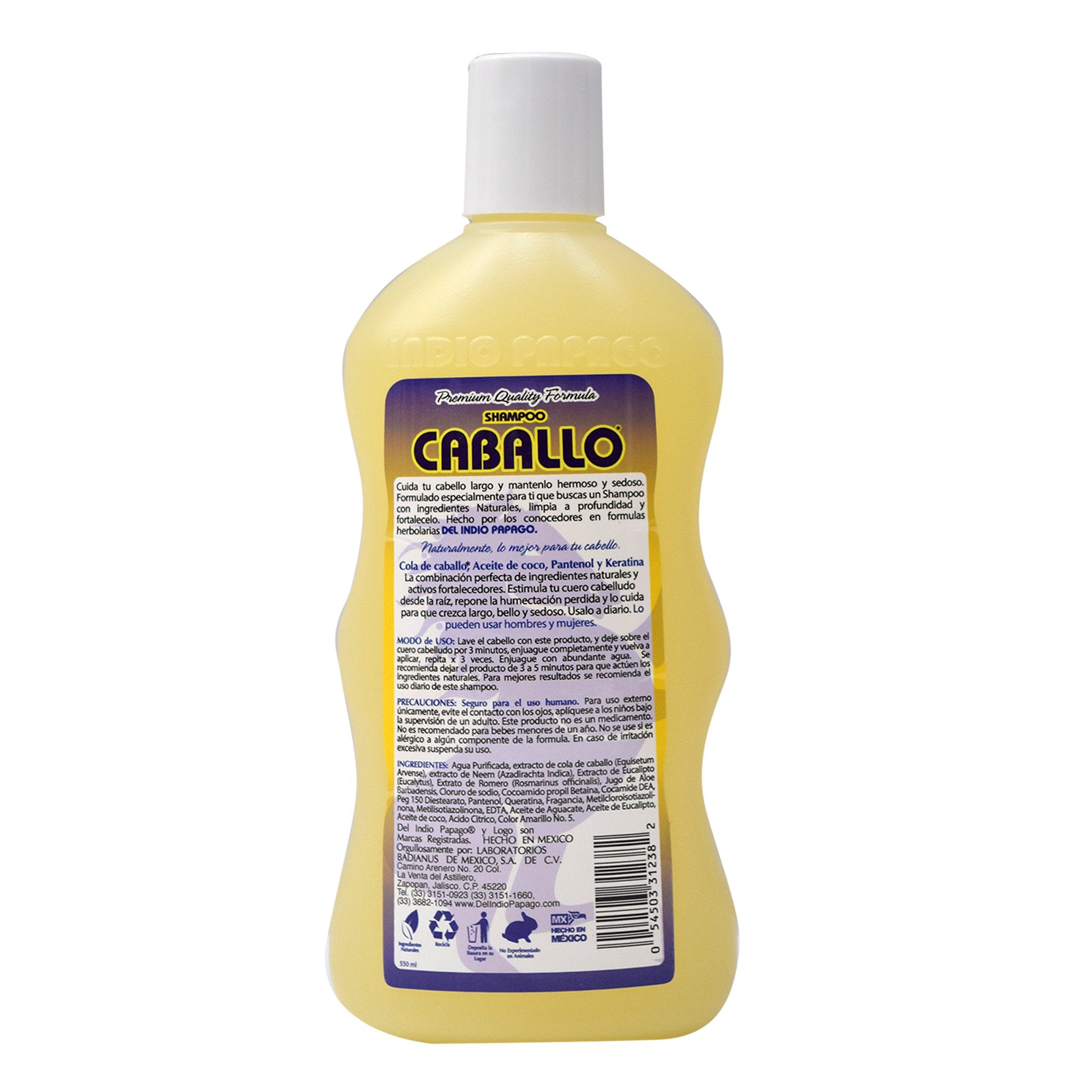 Shampoo Caballo 550 Ml