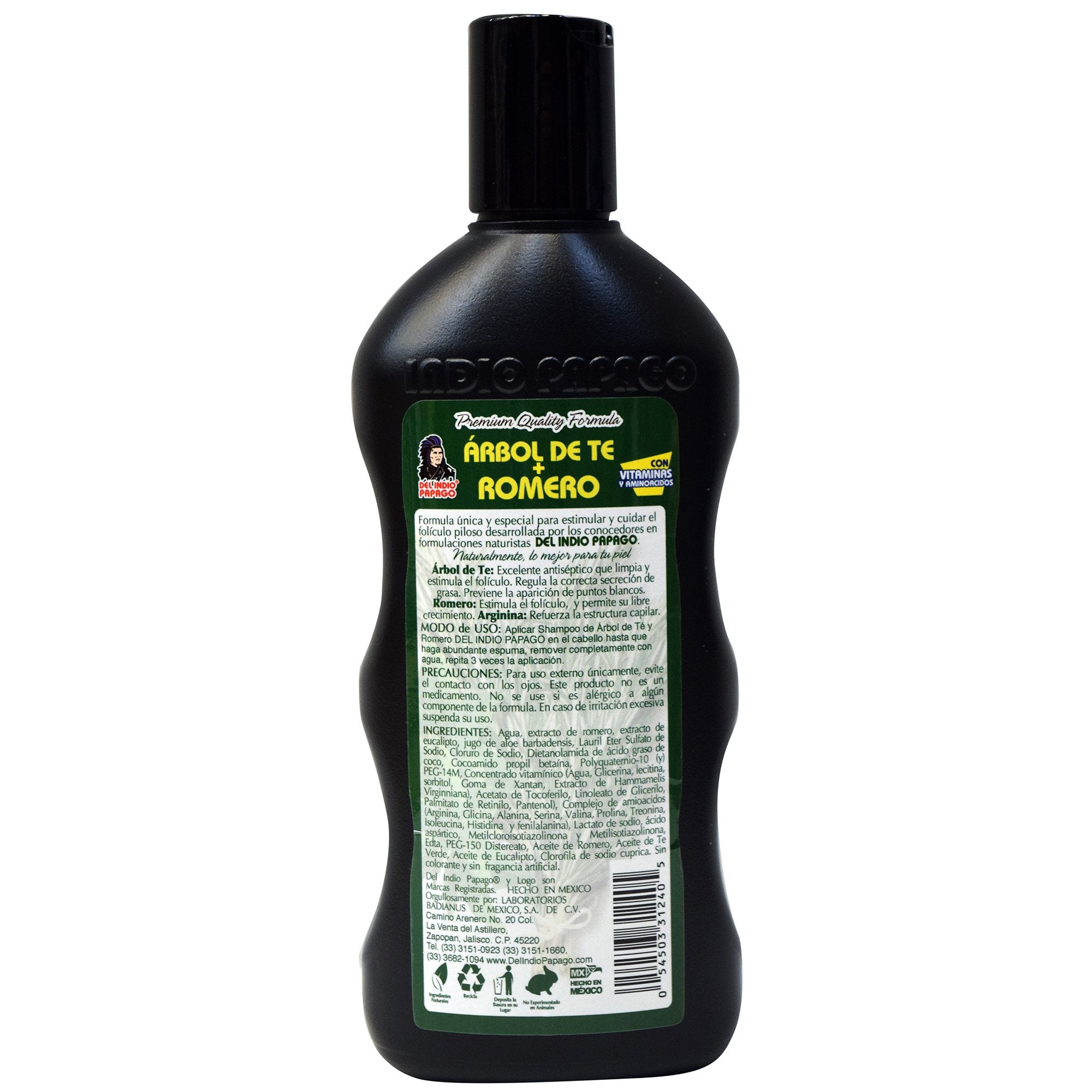 Shampoo Romero Y Arbol De Te 550 Ml