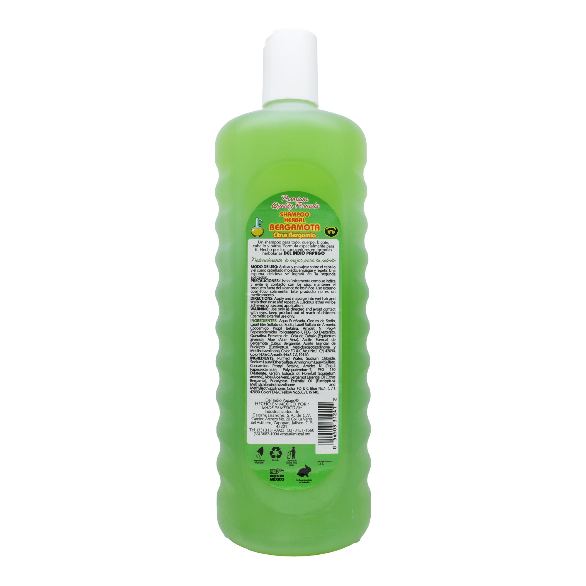 Shampoo Bergamota 1.1 L