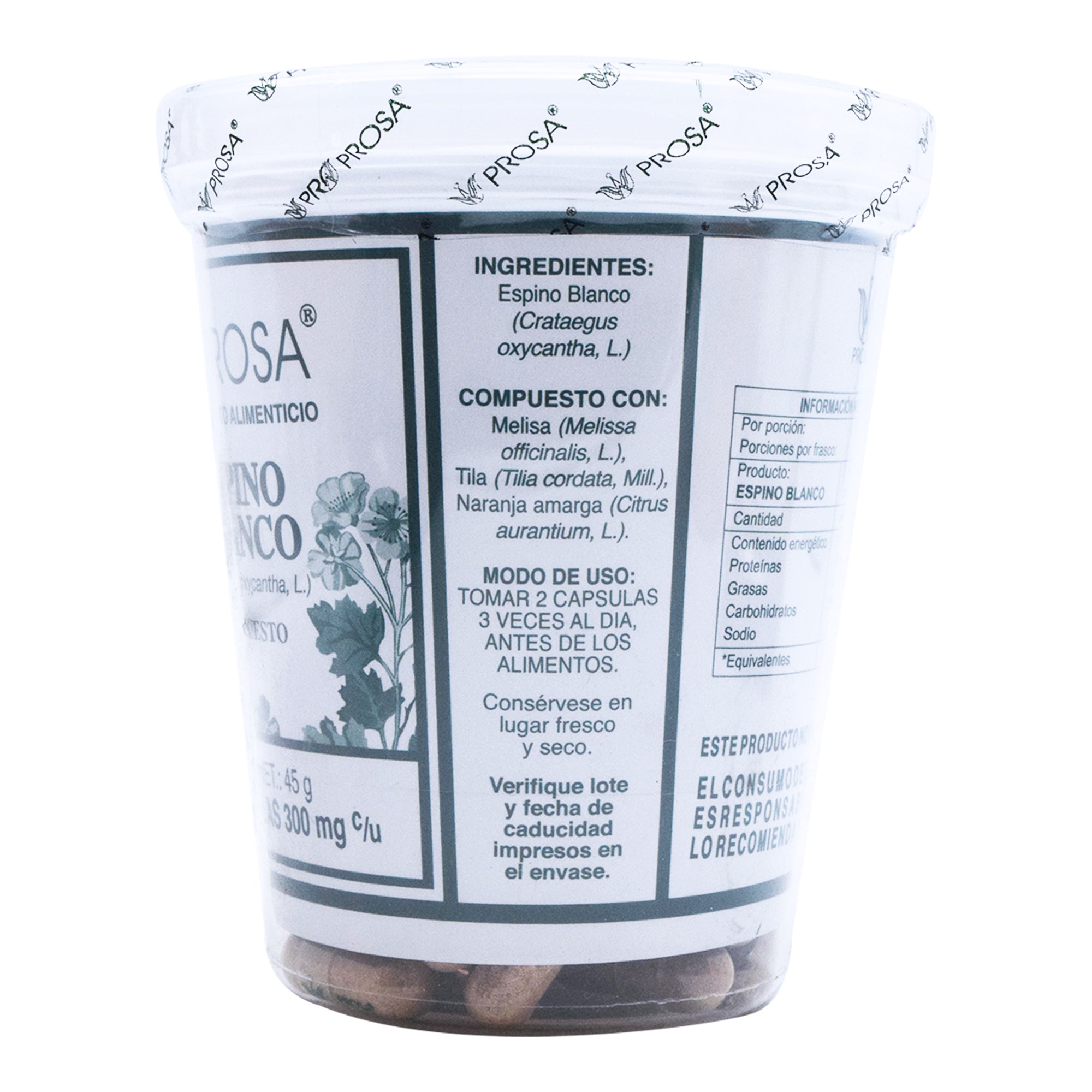 Espino Blanco 150 Cap