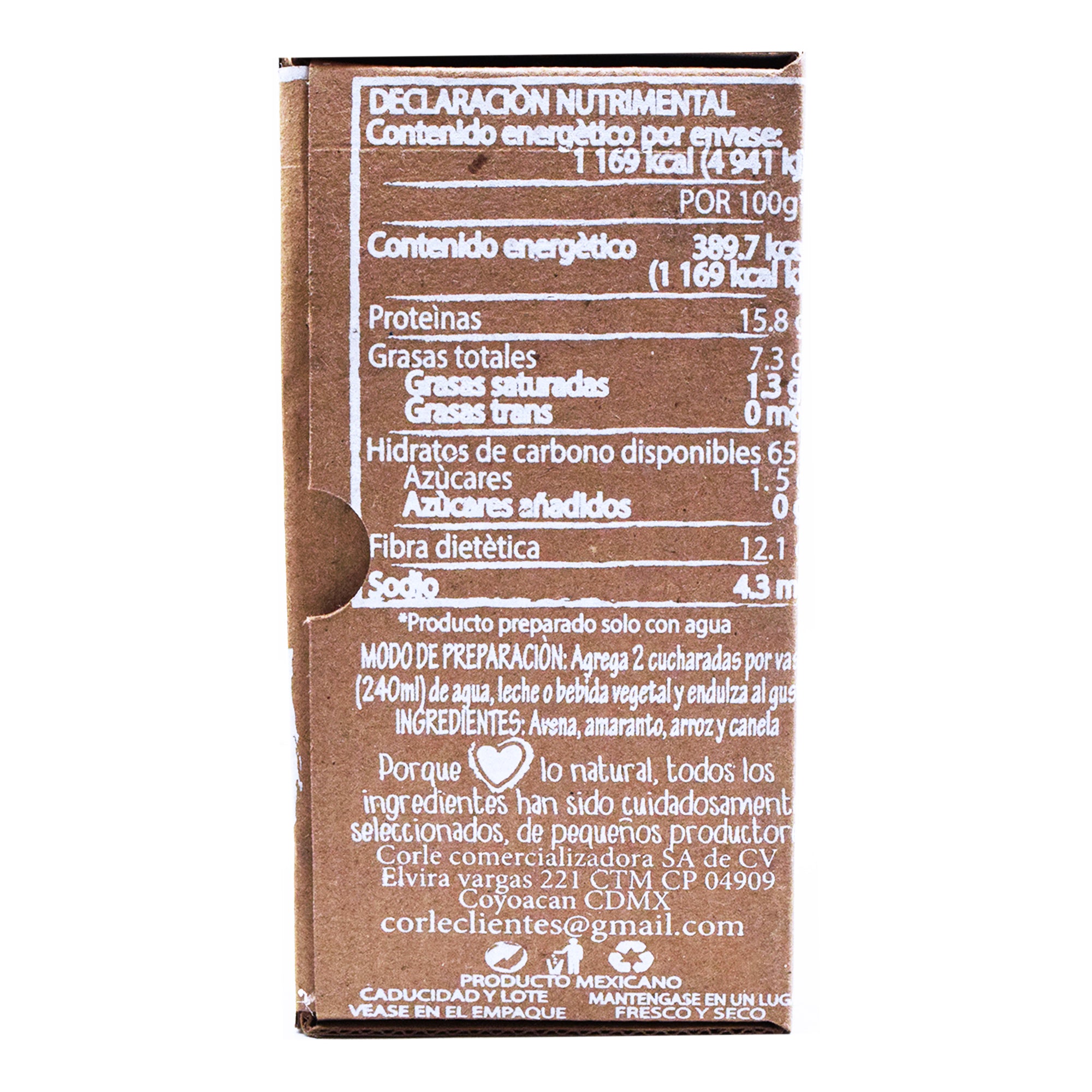 Horchata De Avena 300 G