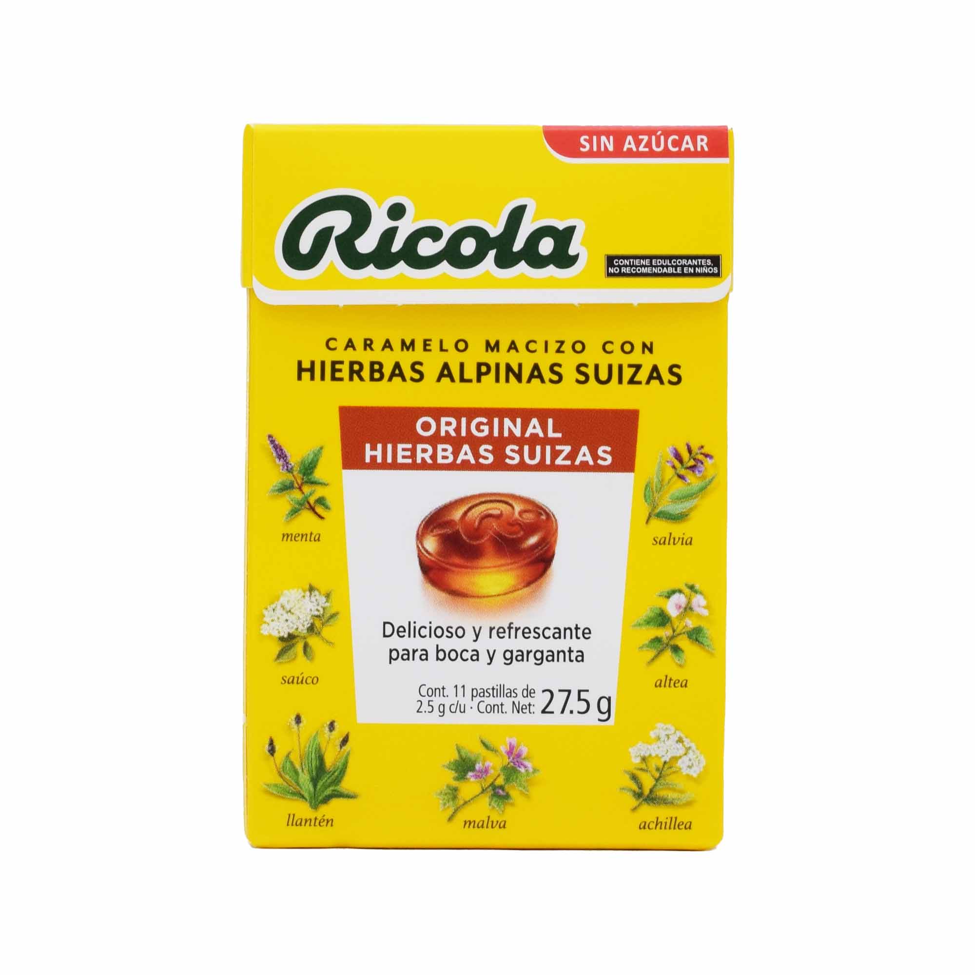 Caramelo Hierbas Suizas 27.5 G (Paquete 20)