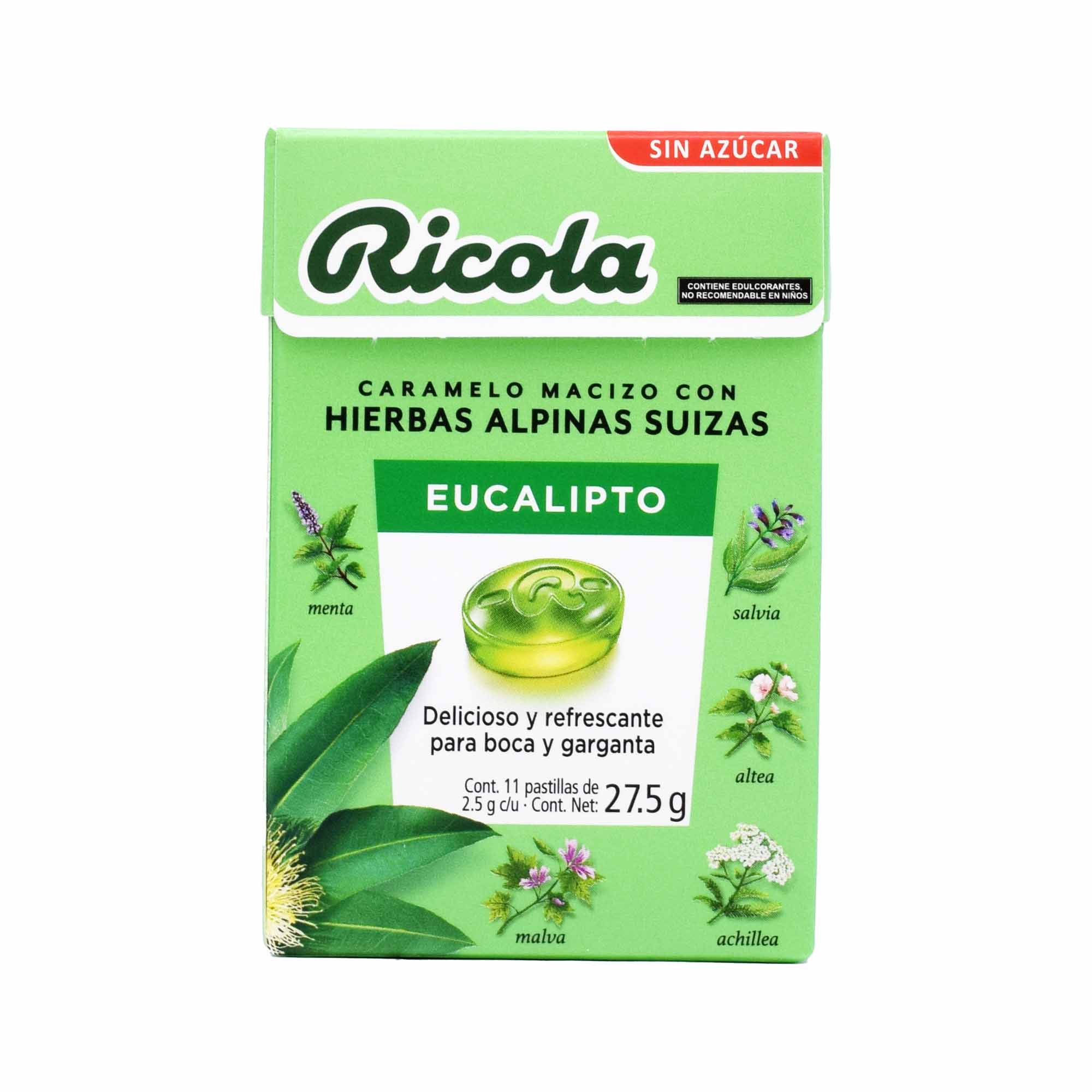 Caramelo Hierbas Eucalipto 27.5 G (Paquete 20)