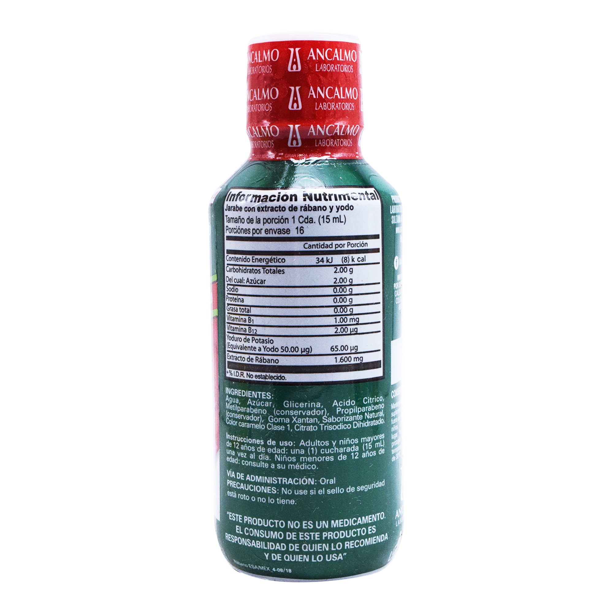Jarabe De Rabano Yodado 240 Ml