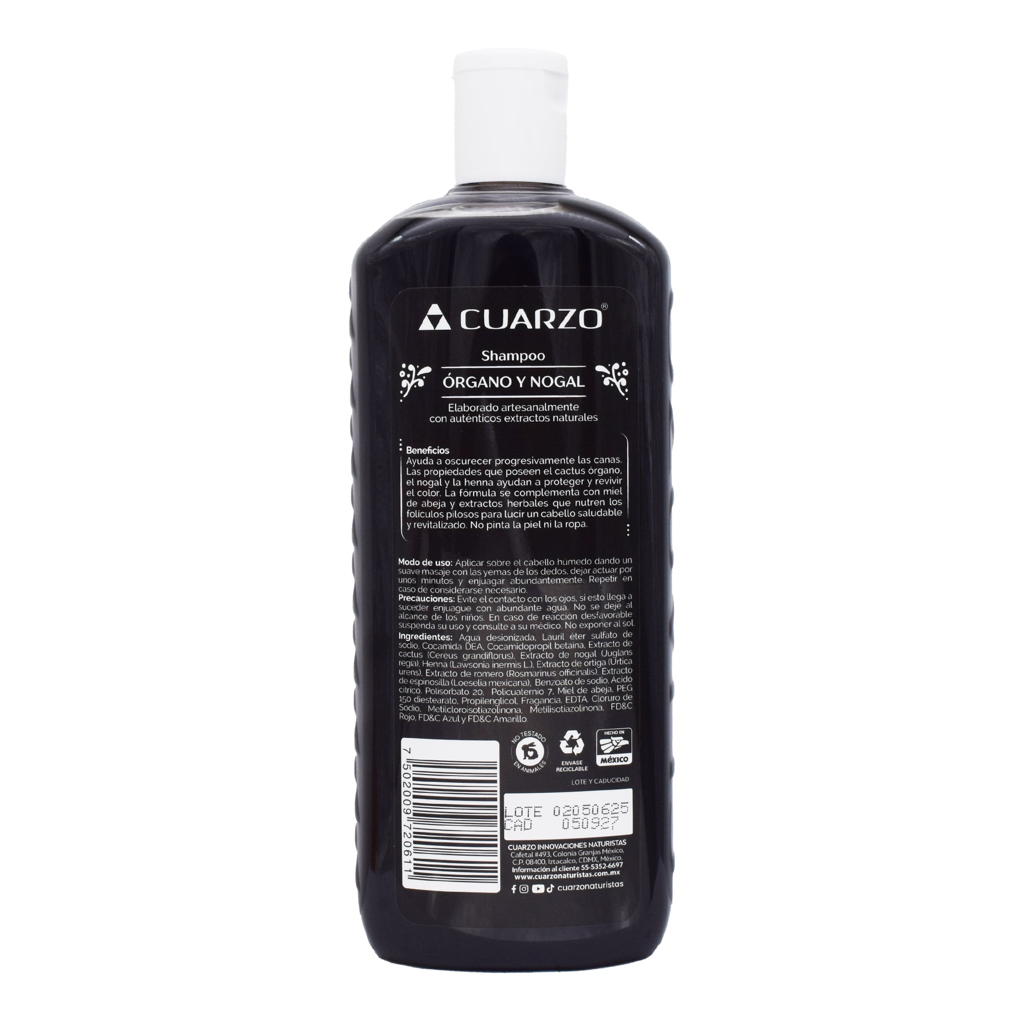 Shampoo Organo Y Nogal 550 Ml