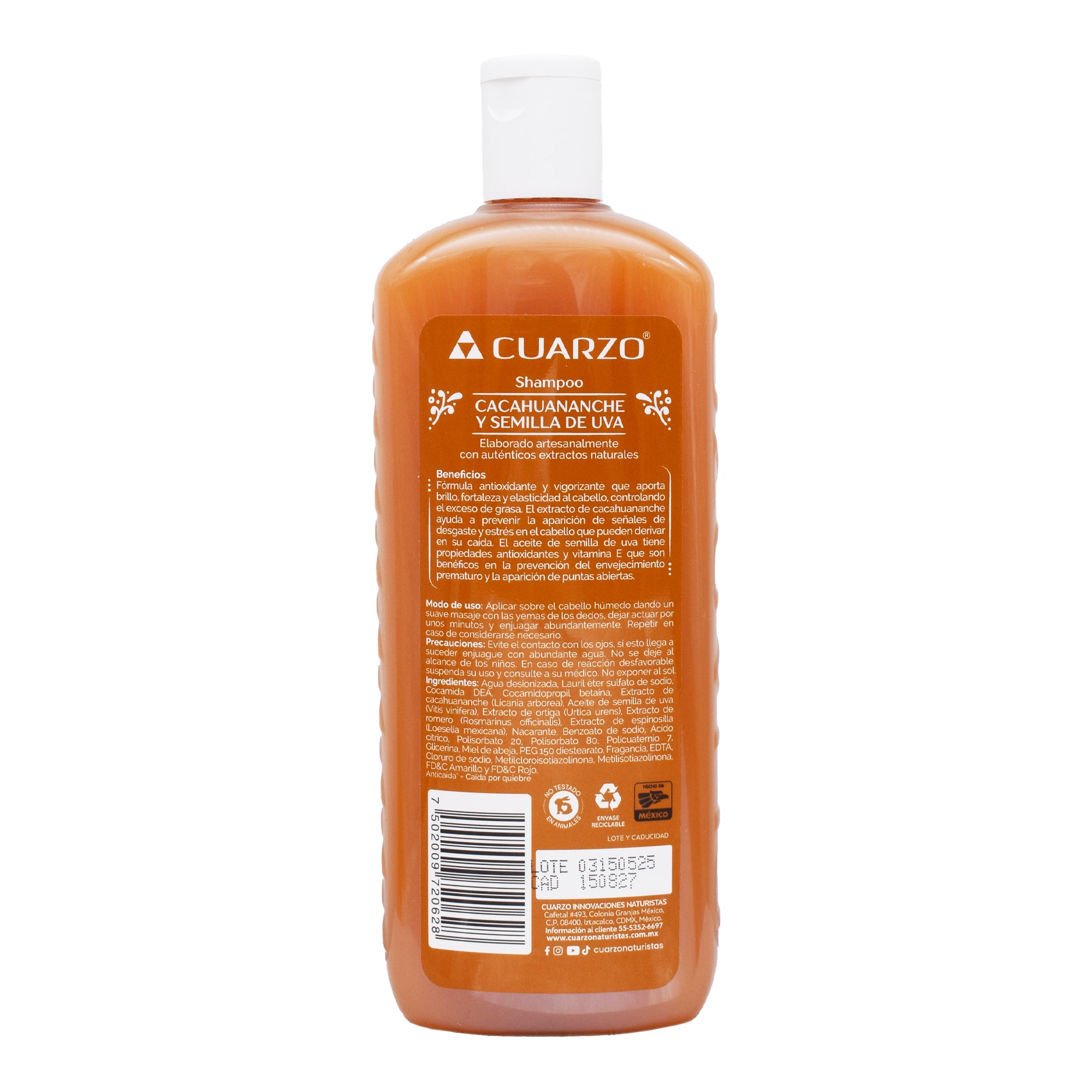 Shampoo Cacahuananche Sem De Uva 550 Ml