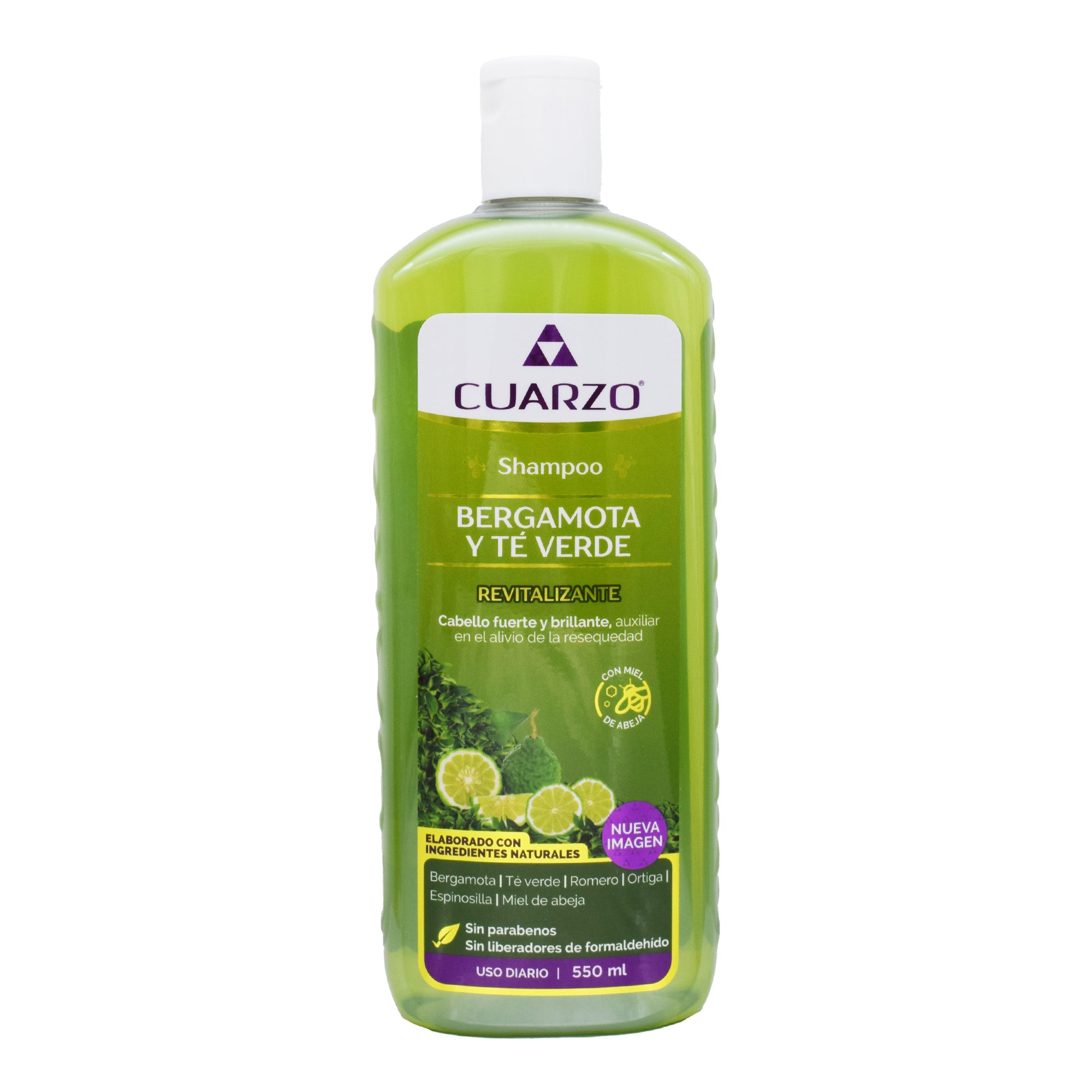 Shampoo Bergamota Y Te Verde 550 Ml