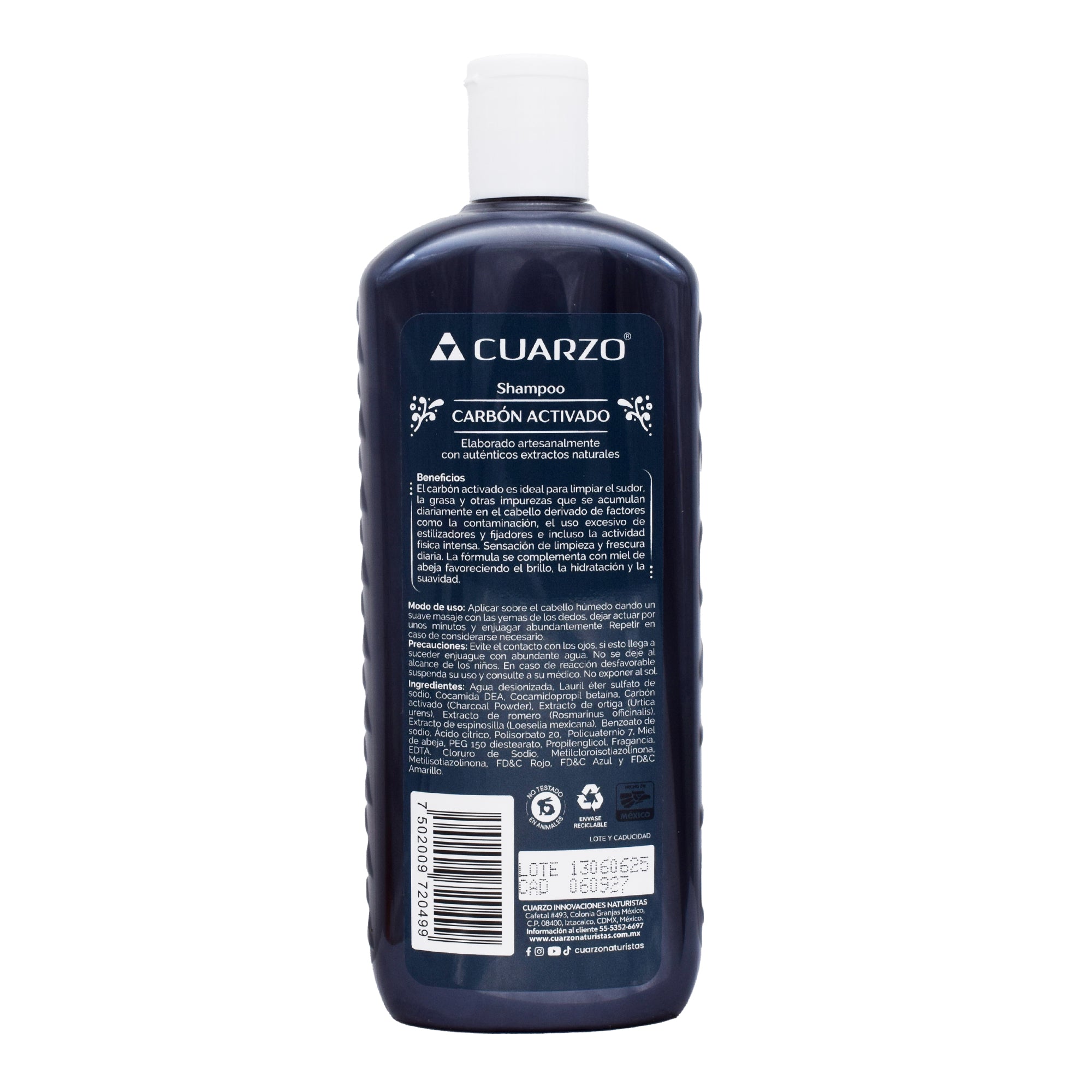 Shampoo Carbon Activado 550 Ml