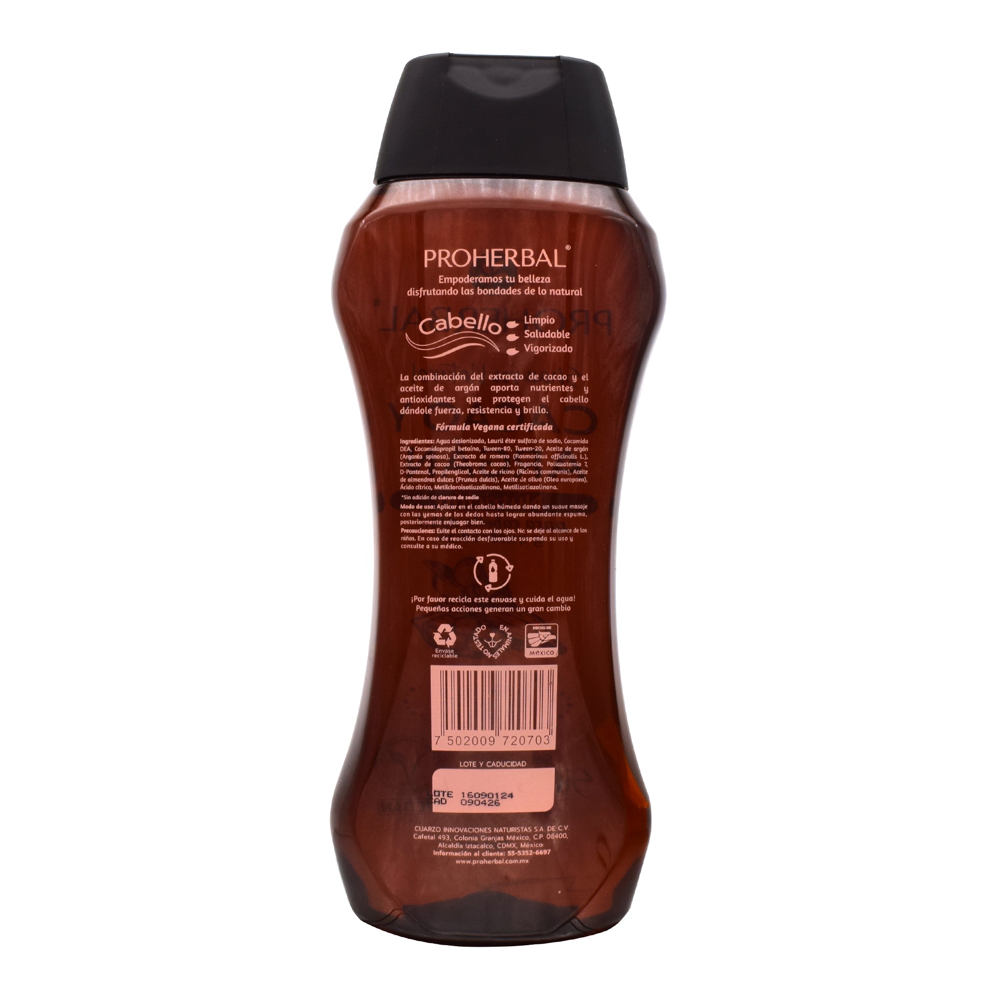 Shampoo cacao y argan 700 ml
