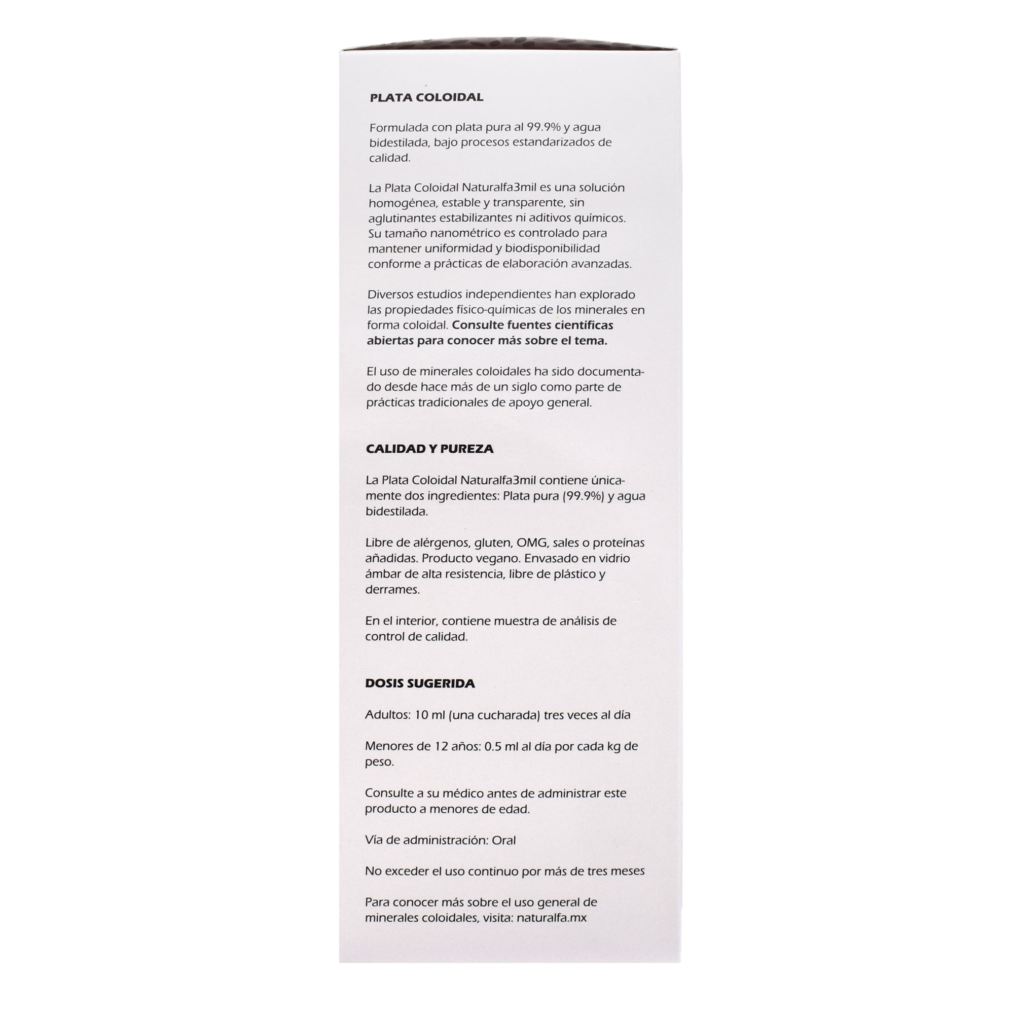 Plata Coloidal 1 L