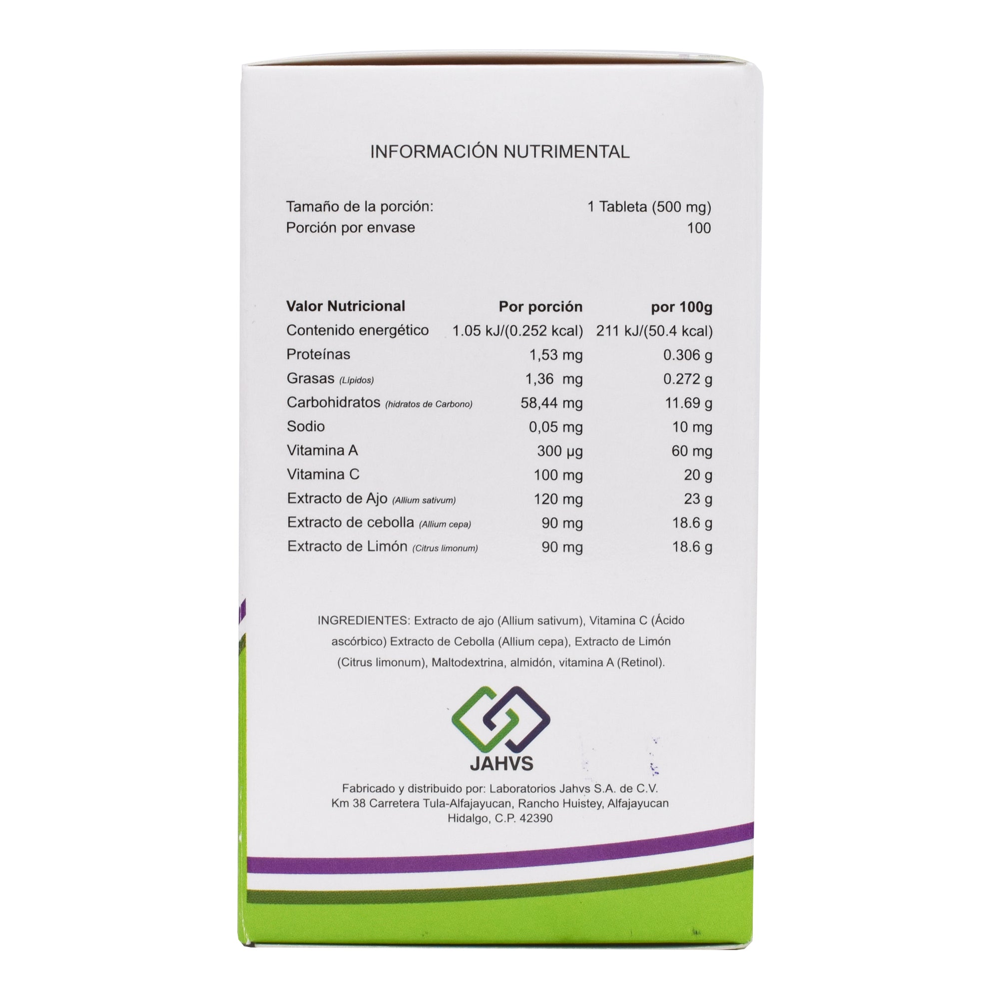 Acelim 500 Con 100 Tab